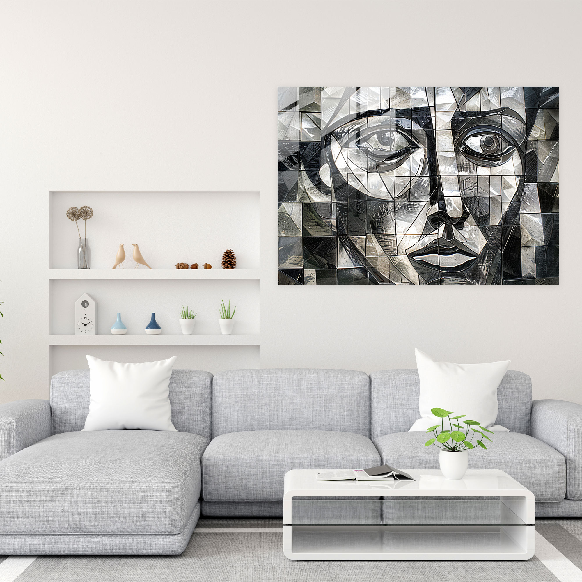 Pablo Picasso Glass Wall Art Wall Decoration - Pablo Picasso, Portrait, Pablo Picasso, Modern Art