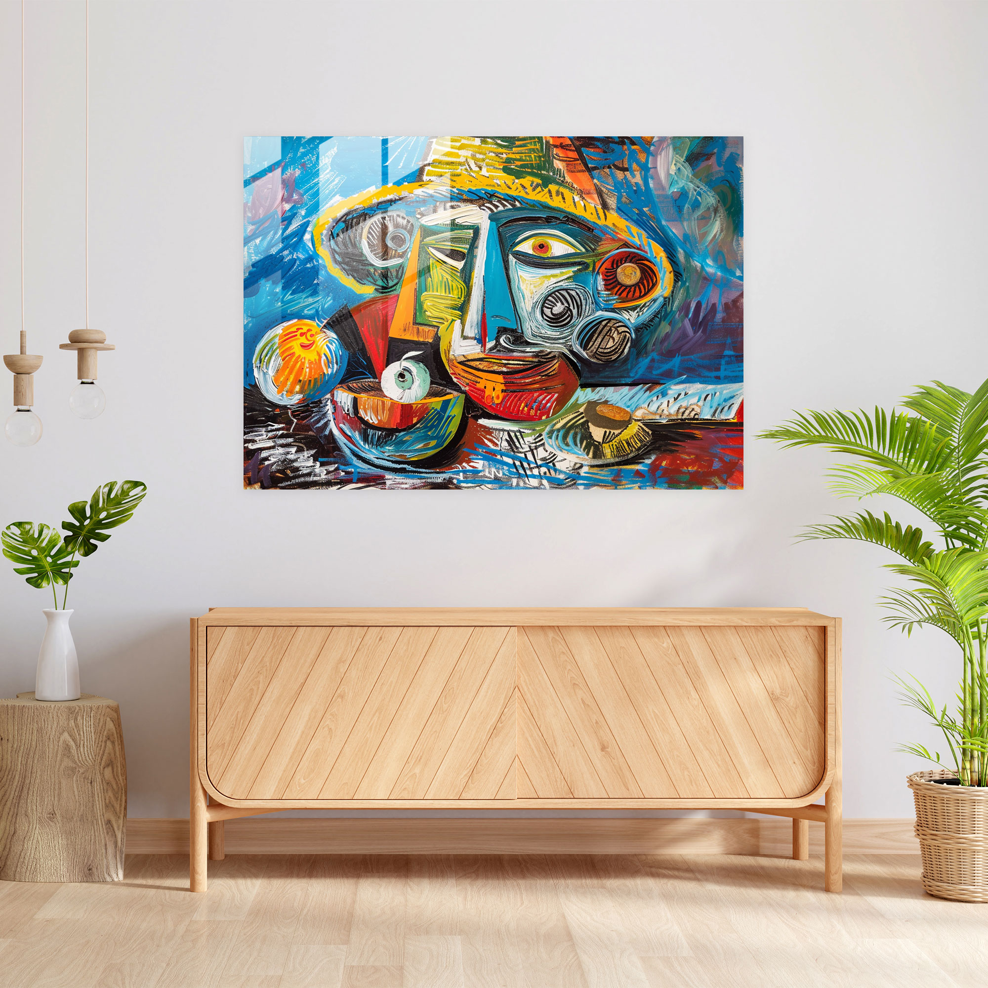 Pablo Picasso Glass Print Home Decoration - Pablo Picasso, Home Decoration, Glass Wall Art, Modern Art