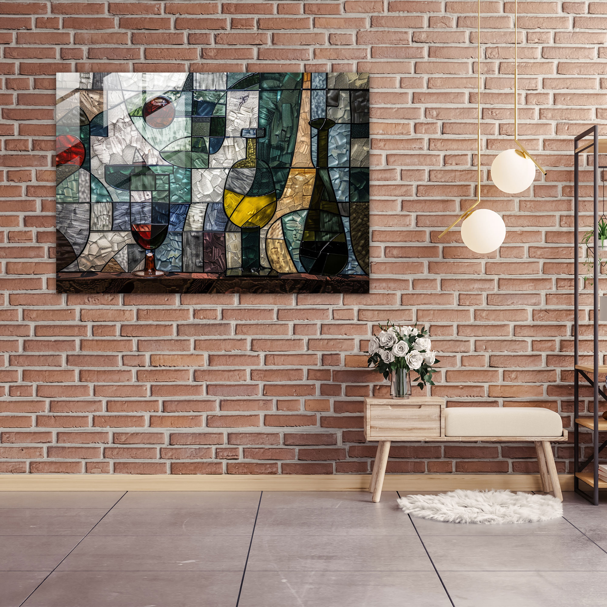 Pablo Picasso Glass Wall Art Wall Decoration - Pablo Picasso, Wall Decoration, Still Life, Glass Wall Art