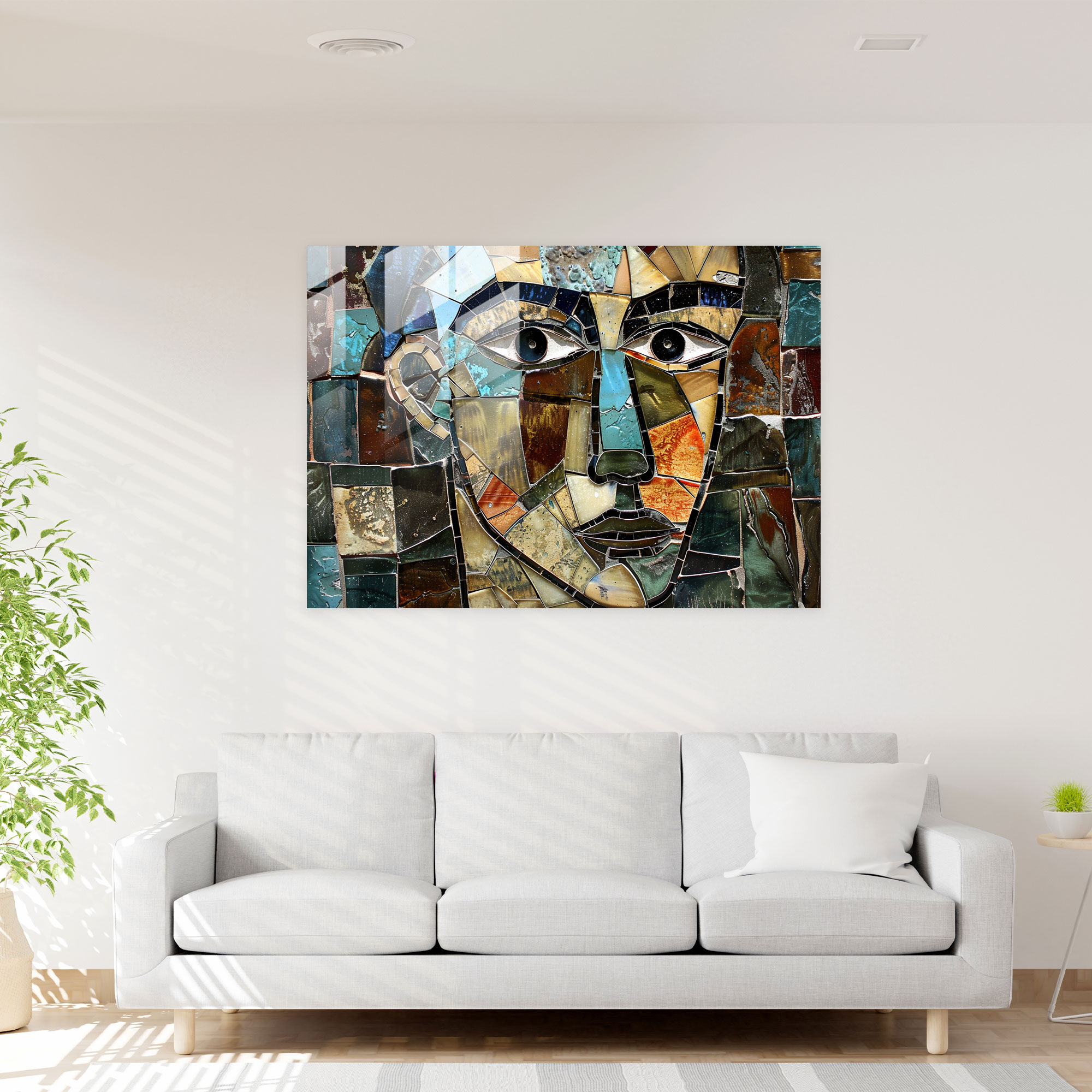 Pablo Picasso Glass Wall Art Wall Decoration - Pablo Picasso, Home Decoration, Glass Wall Art, Modern Art