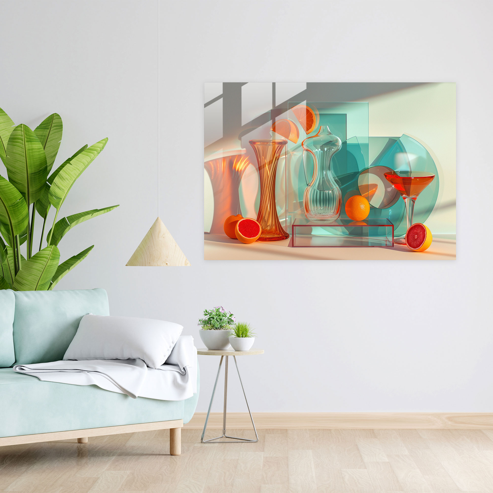 Pablo Picasso Glass Wall Art - Minimalist Abstract Still Life - Pablo Picasso, Glass Wall Art, Minimalist, Abstract Shapes