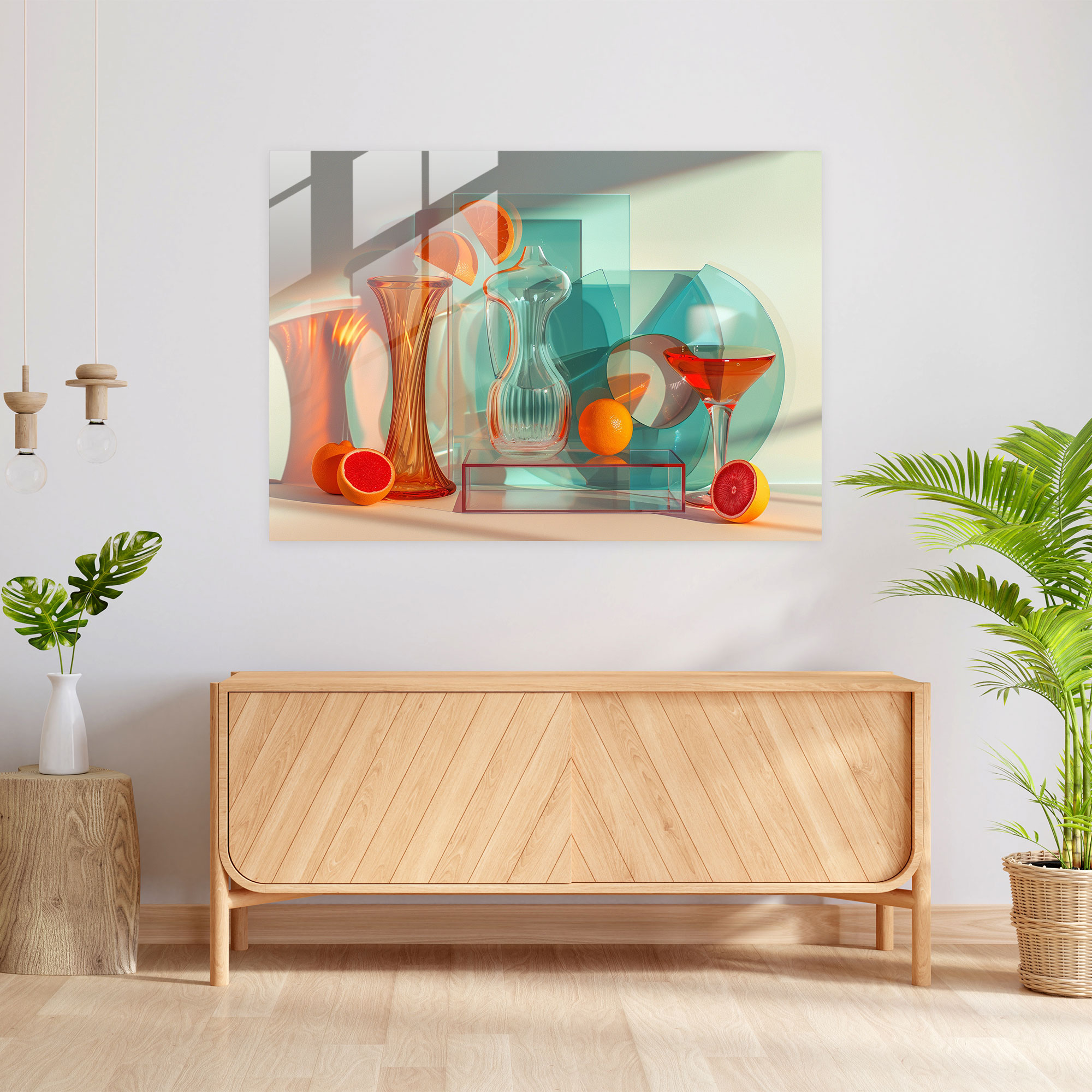 Pablo Picasso Glass Wall Art - Minimalist Abstract Still Life - Pablo Picasso, Glass Wall Art, Minimalist, Abstract Shapes