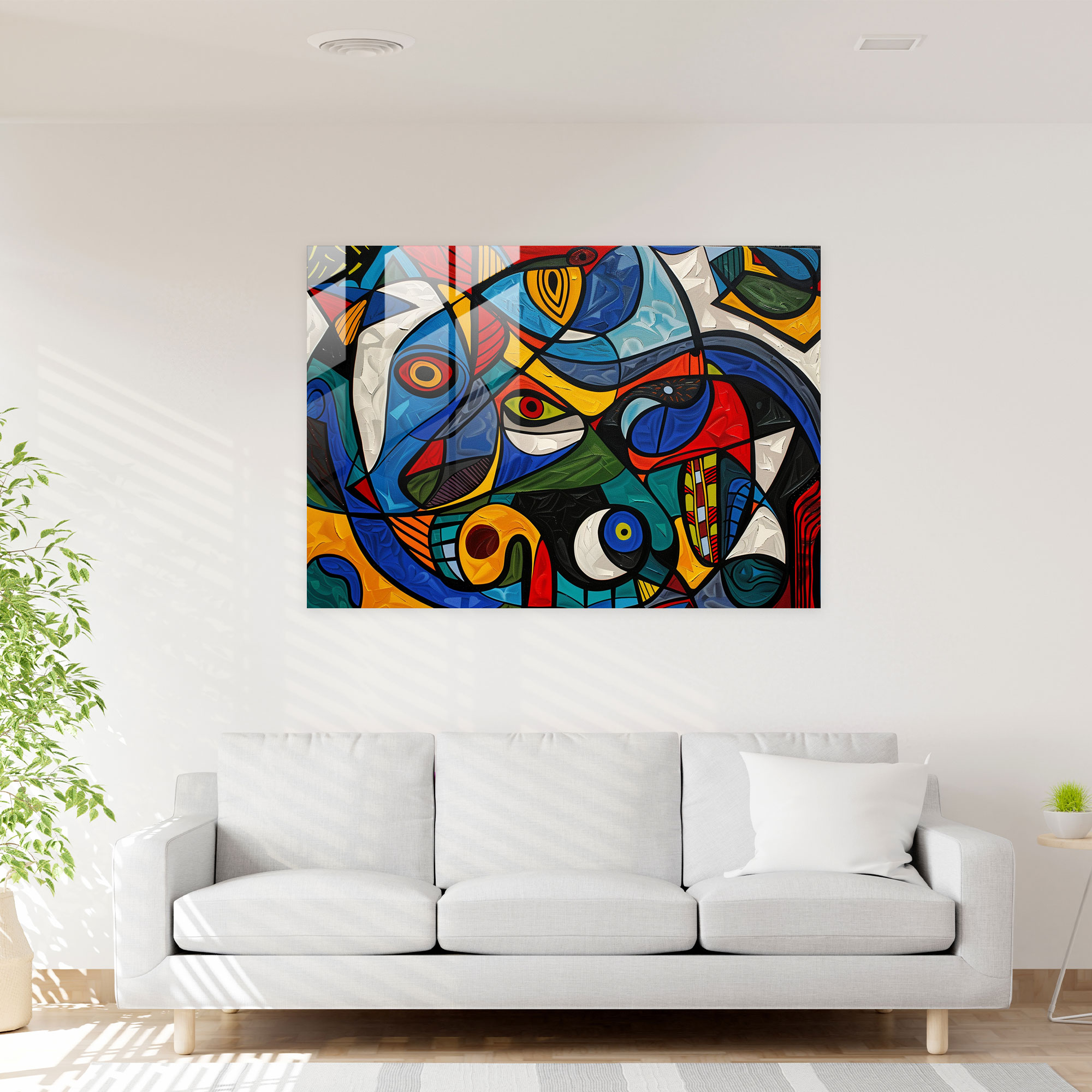 Pablo Picasso Glass Art - Pablo Picasso, Decor Choice, Modern Art, Abstract Design