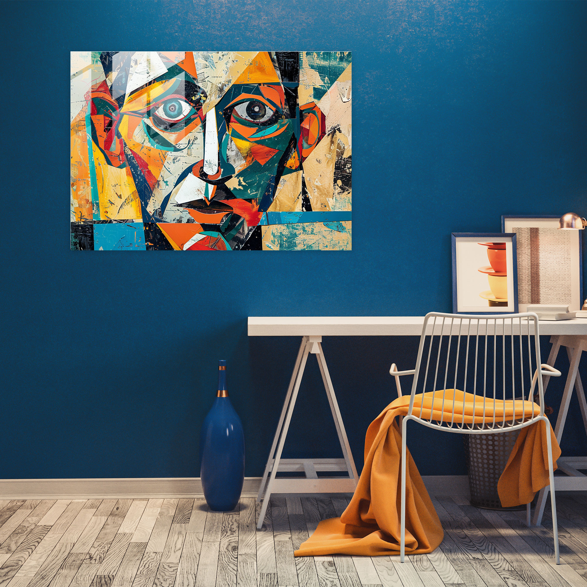 Pablo Picasso Abstract Glass Print - Pablo Picasso, Wall Decoration, Home Decoration, Glass Wall Art