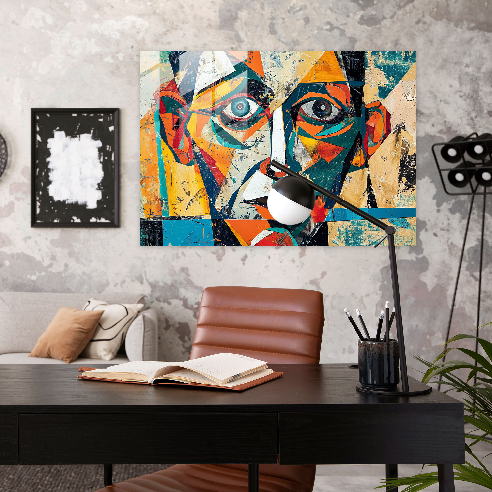 Pablo Picasso Abstract Glass Print - Pablo Picasso, Wall Decoration, Home Decoration, Glass Wall Art