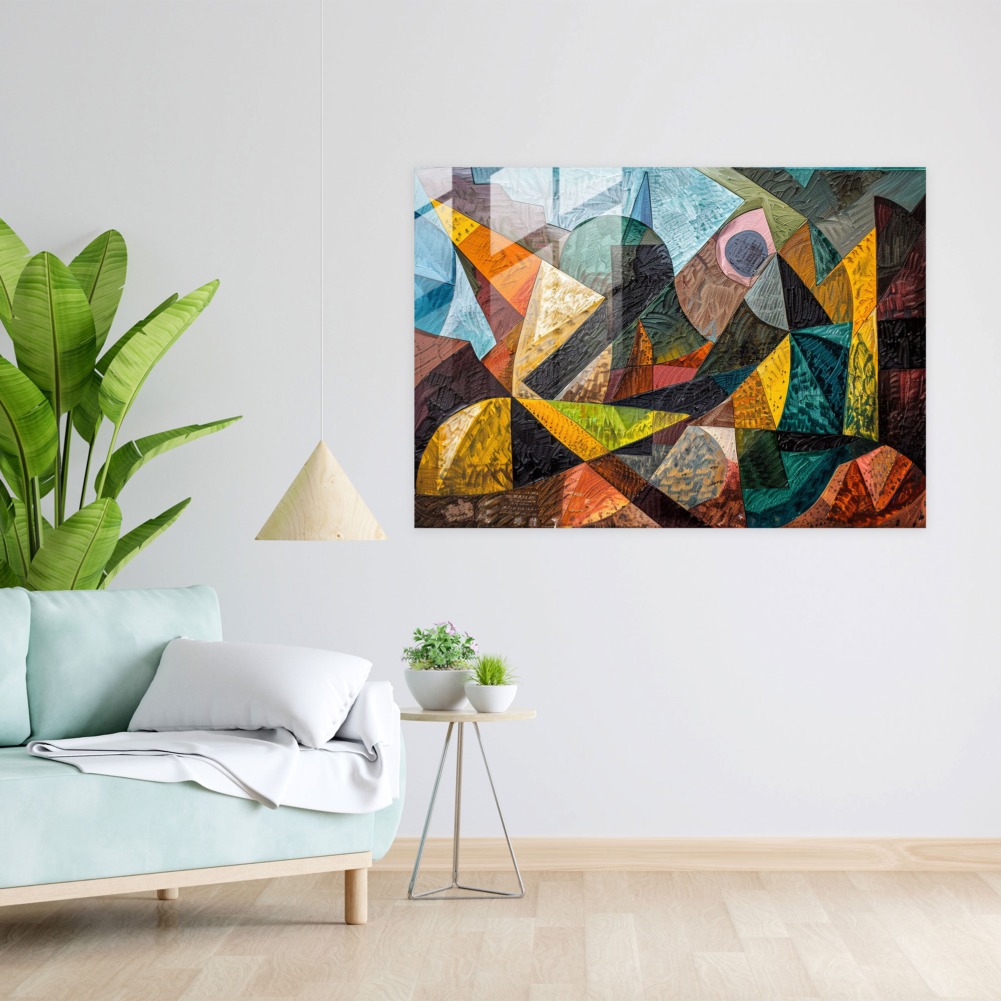Cubist Glass Art Decor By Pablo Picasso - Pablo Picasso, Glass Art, Wall Decoration, Pablo Picasso