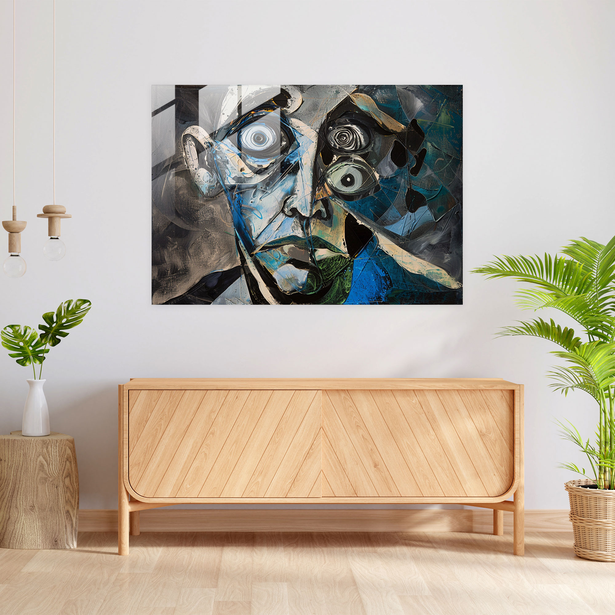 Surreal Glass Print By Pablo Picasso - Pablo Picasso, Modern Art, Glass Print, Pablo Picasso