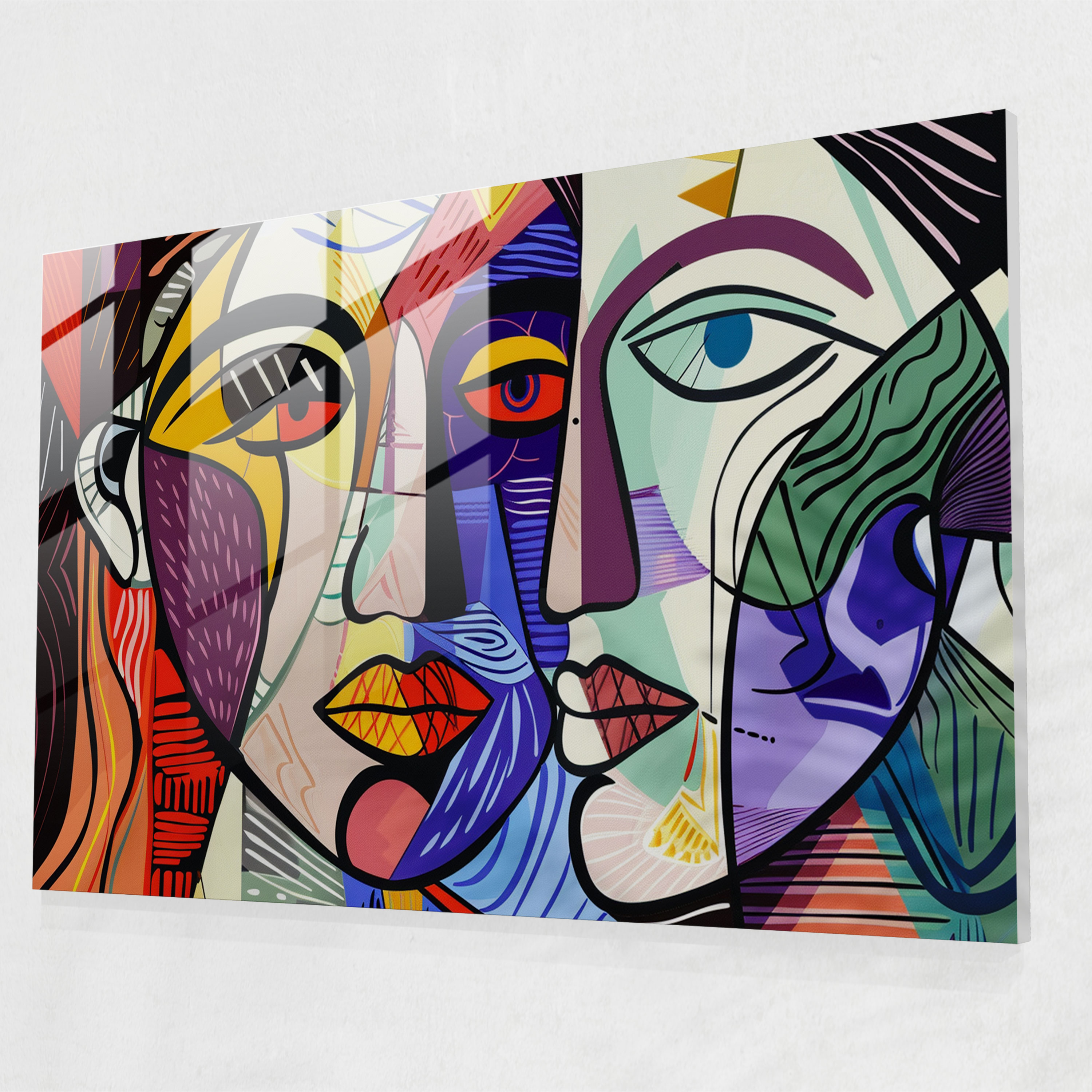 Pablo Picasso Wall Decoration - Women Series - Pablo Picasso, Wall Decoration, Modern Art, Glass Wall Art