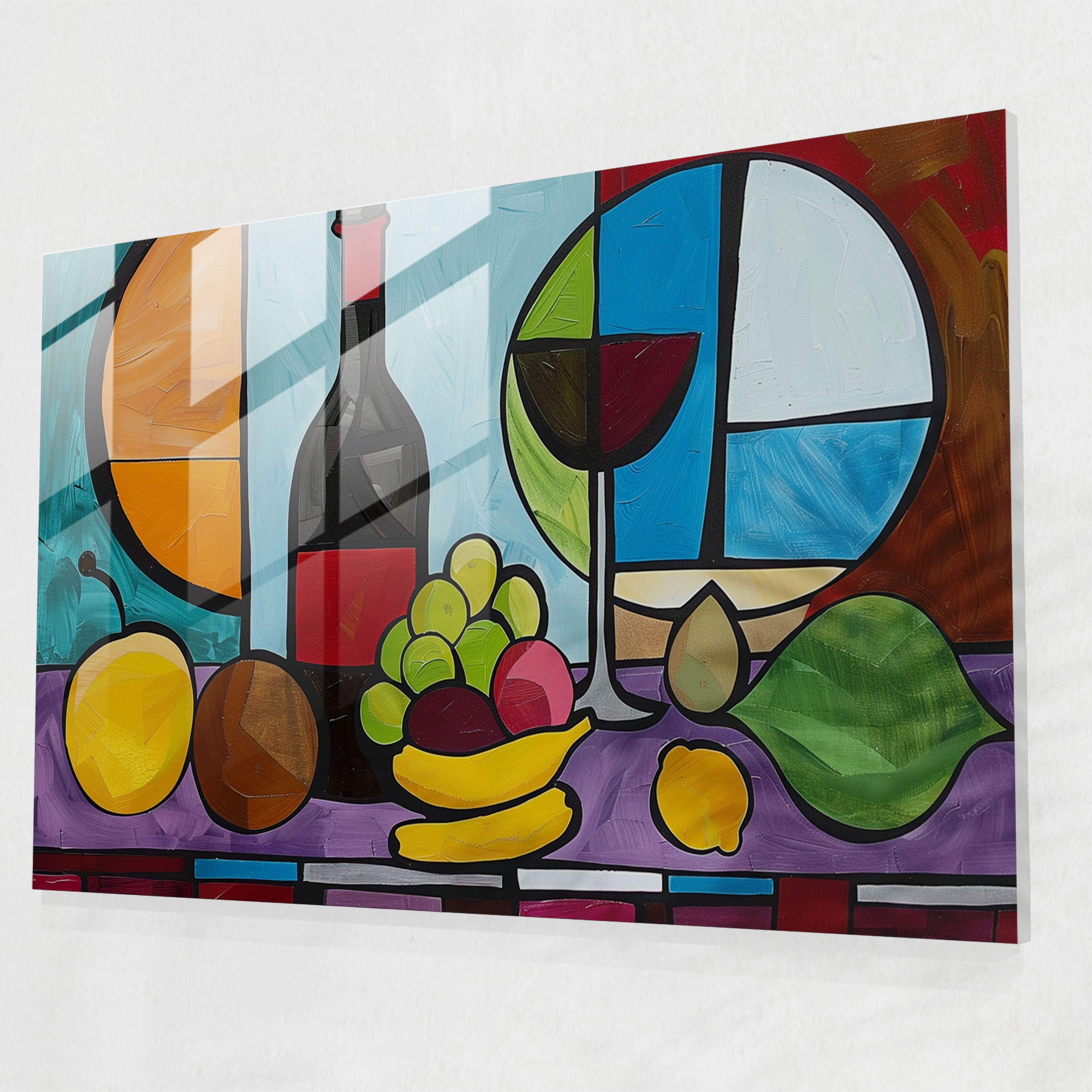 Pablo Picasso Still Life Wall Decoration - Pablo Picasso, Glass Art, Pablo Picasso, Wall Decoration