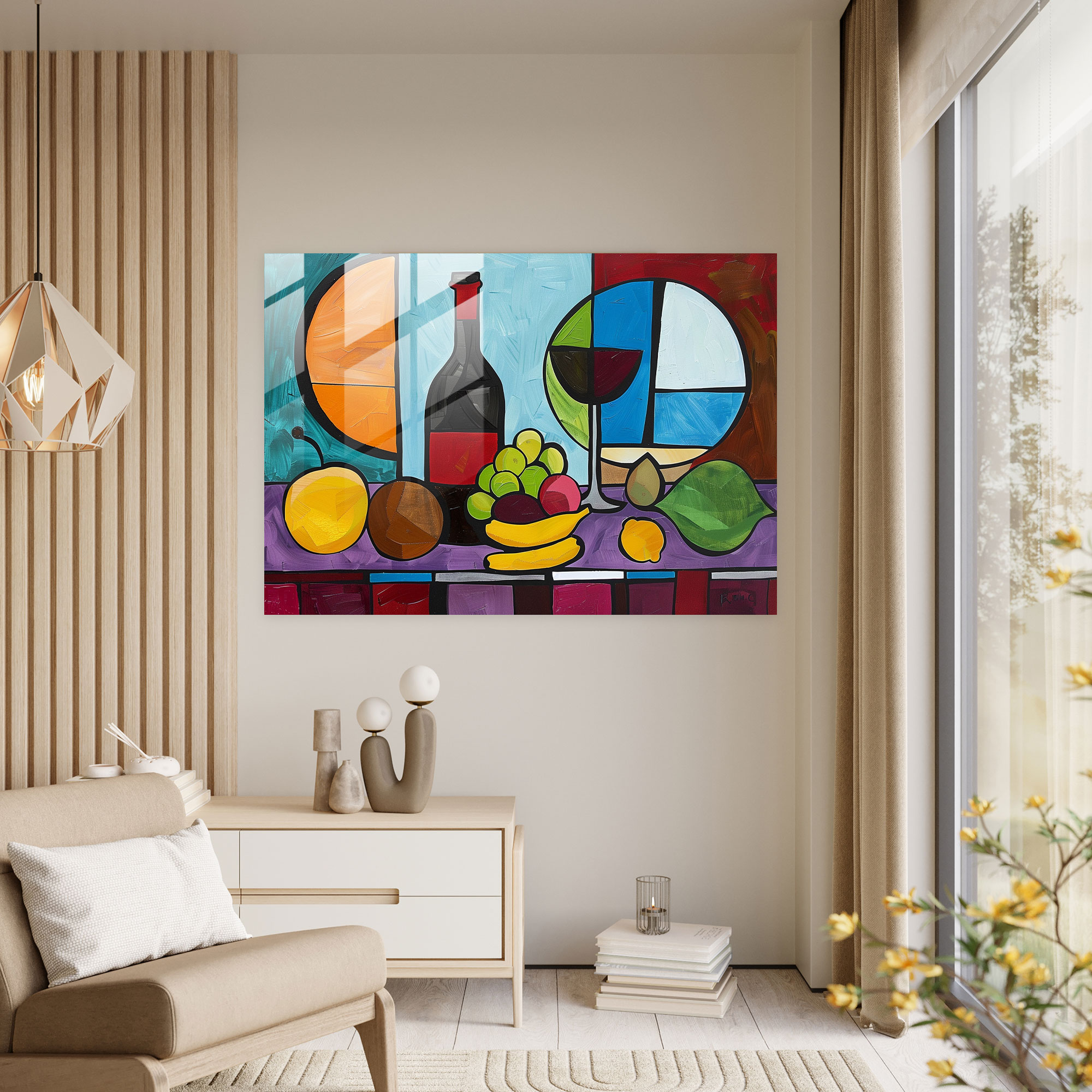 Pablo Picasso Still Life Wall Decoration - Pablo Picasso, Glass Art, Pablo Picasso, Wall Decoration