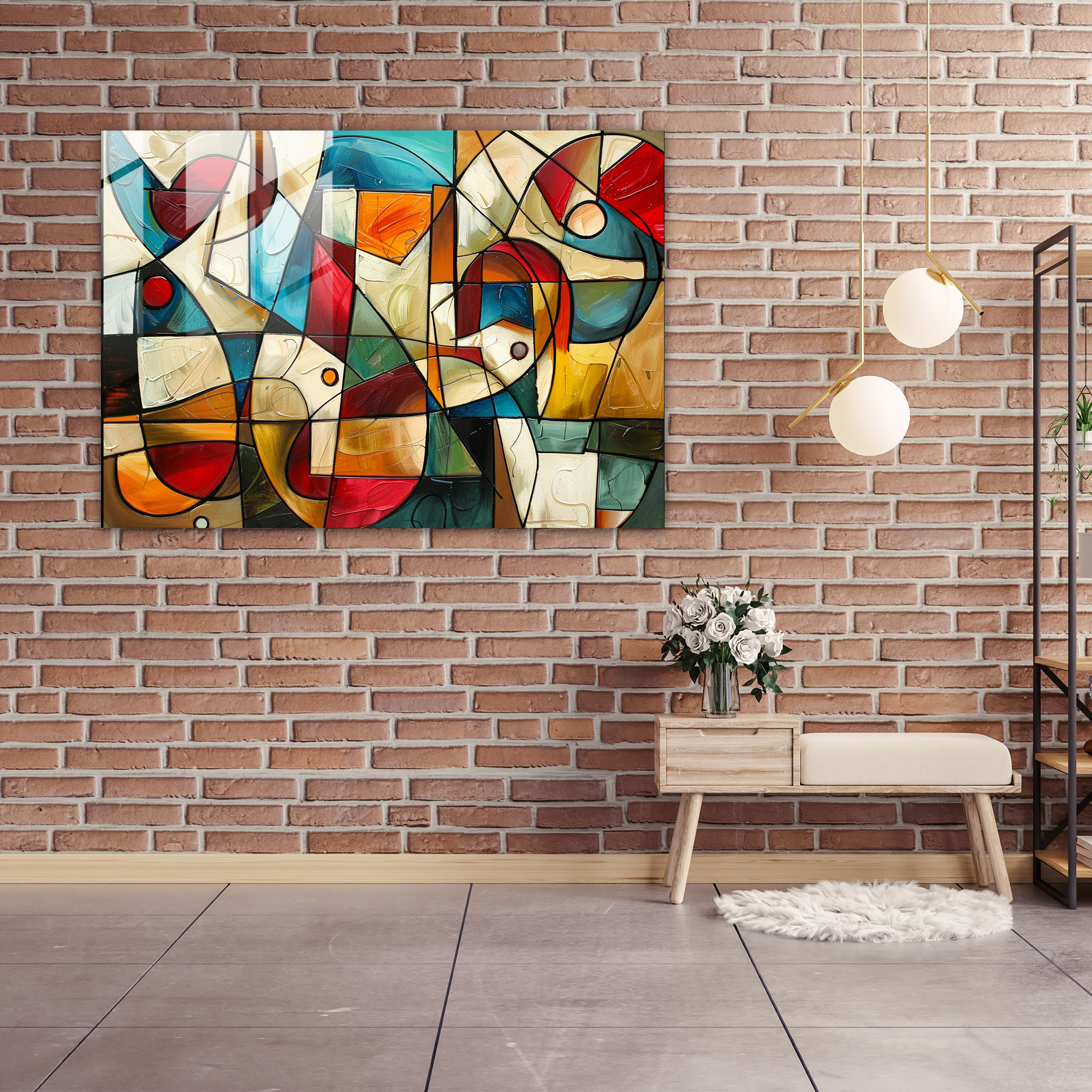 Pablo Picasso Cubist Abstract Wall Decoration - Pablo Picasso, Glass Art, Modern Art, Pablo Picasso