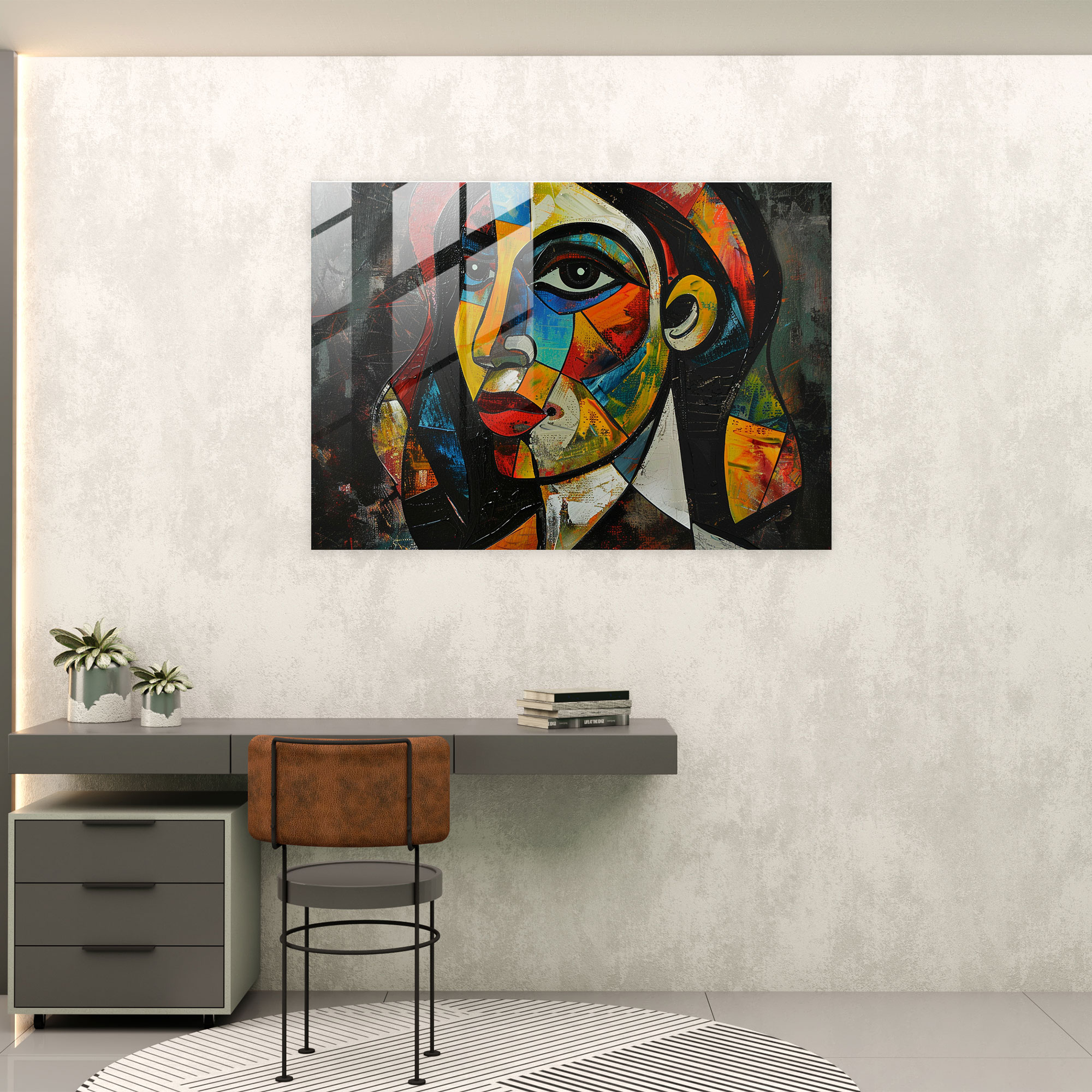 Pablo Picasso Glass Print Wall Art - Pablo Picasso, Glass Print, Modern Art, Wall Decoration