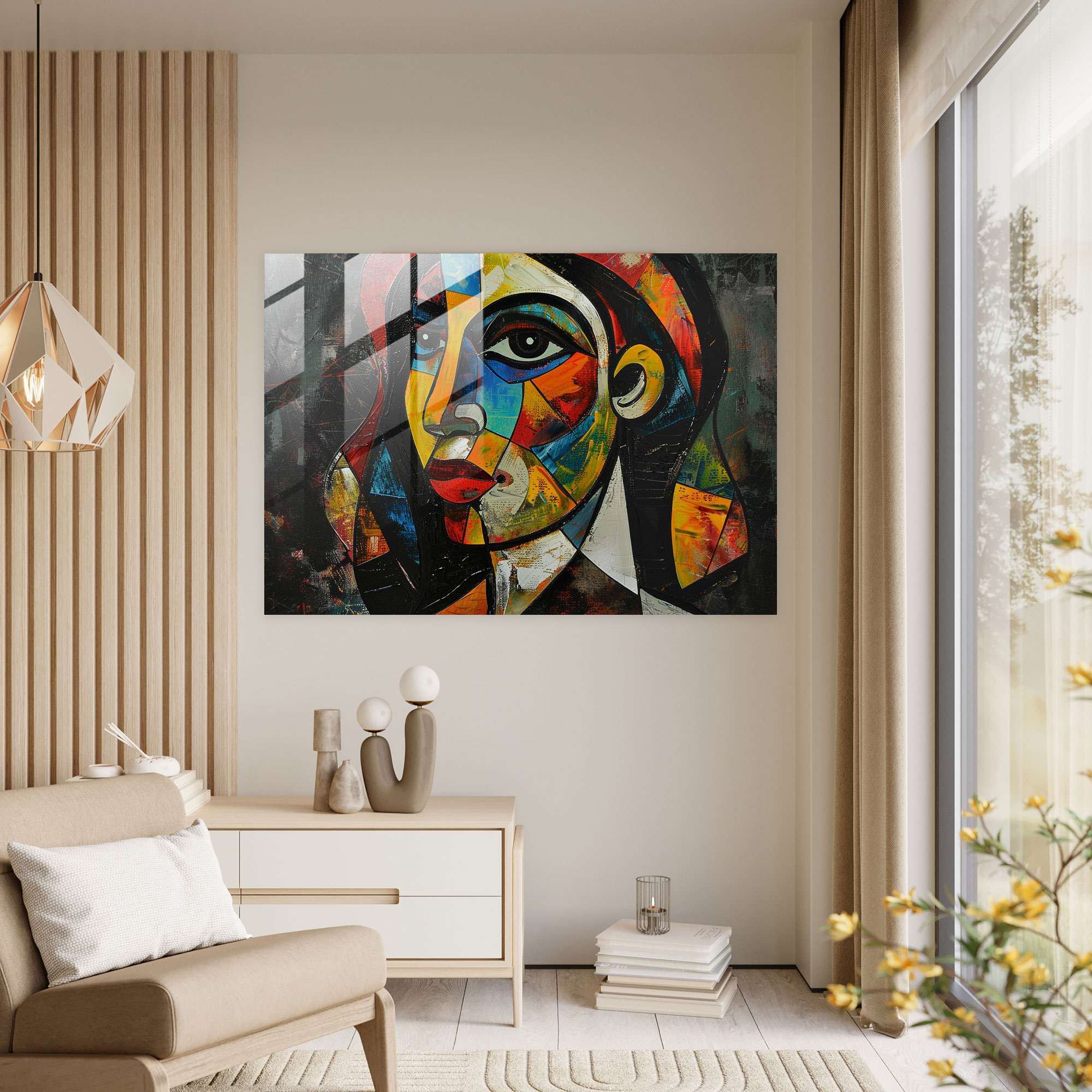 Pablo Picasso Glass Print Wall Art - Pablo Picasso, Glass Print, Modern Art, Wall Decoration