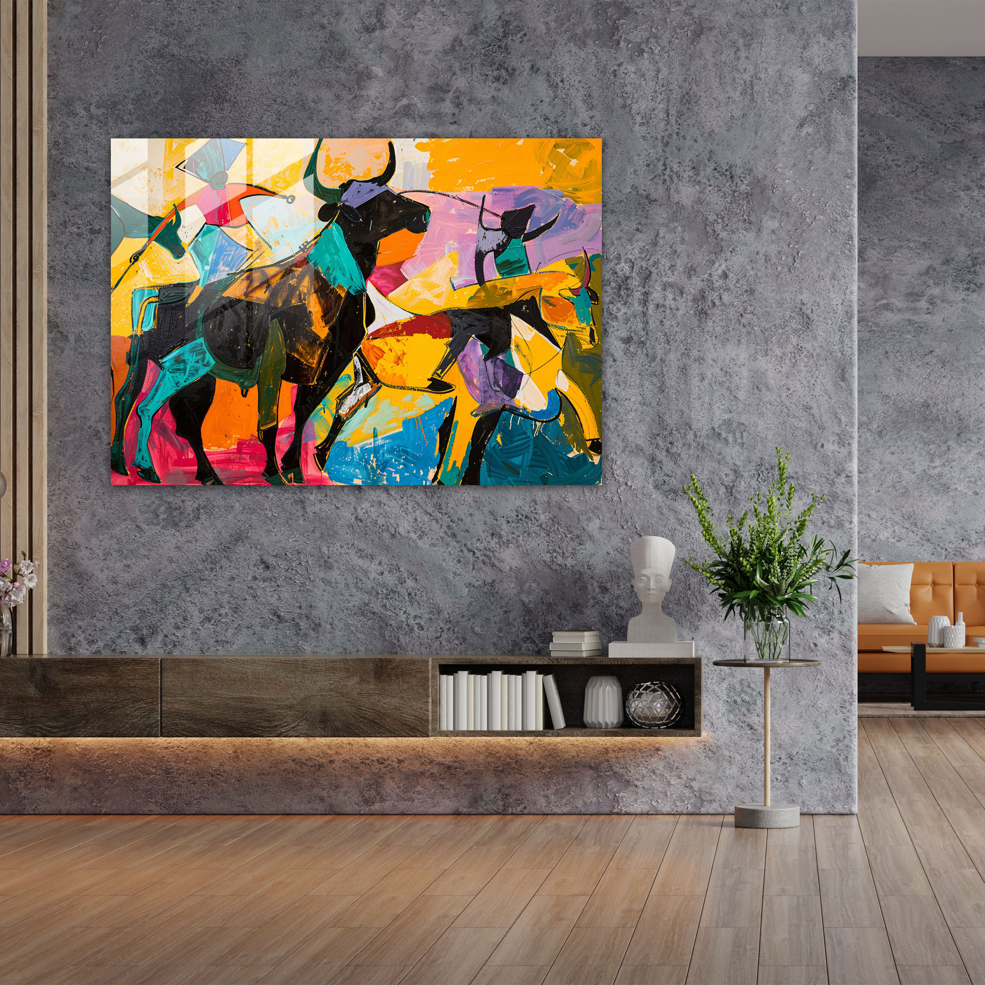 Pablo Picasso Glass Wall Art Decor - Pablo Picasso, Pablo Picasso, Modern Art, Wall Decoration