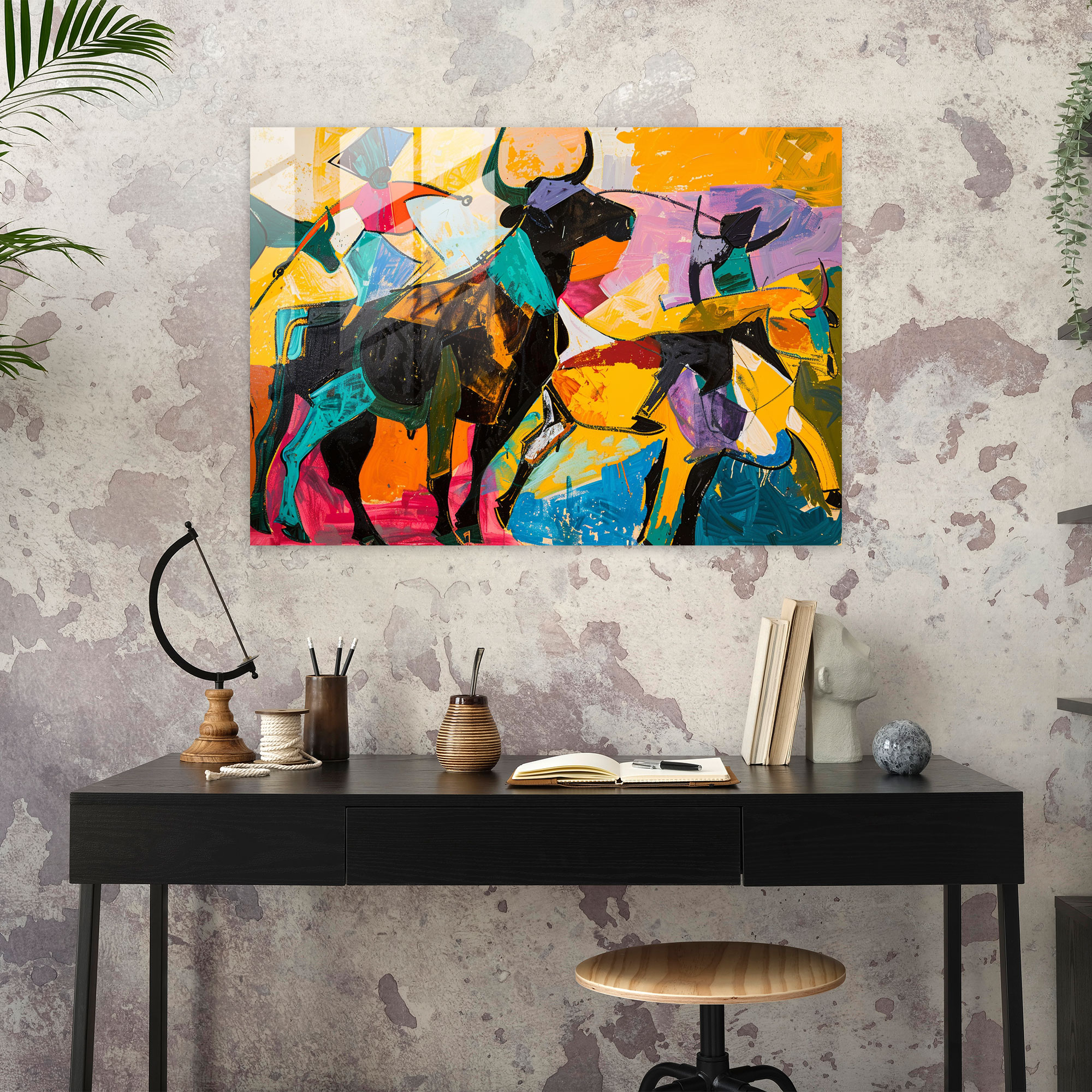 Pablo Picasso Glass Wall Art Decor - Pablo Picasso, Pablo Picasso, Modern Art, Wall Decoration