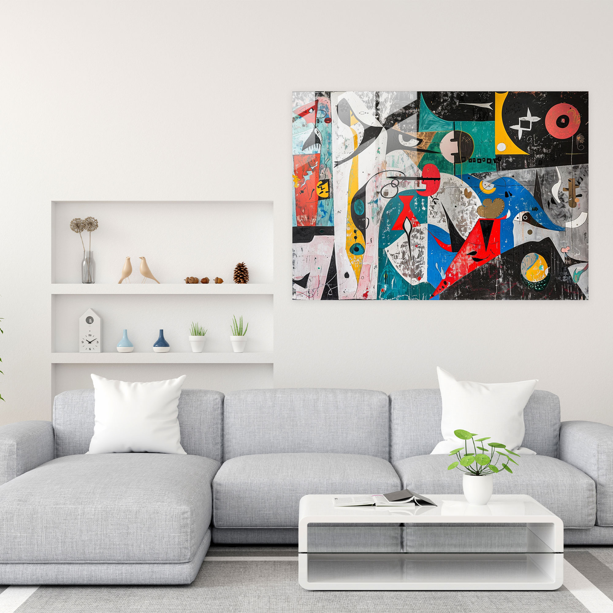 Pablo Picasso Wall Decoration - Surreal Composition - Pablo Picasso, Home Decoration, Pablo Picasso, Wall Decoration