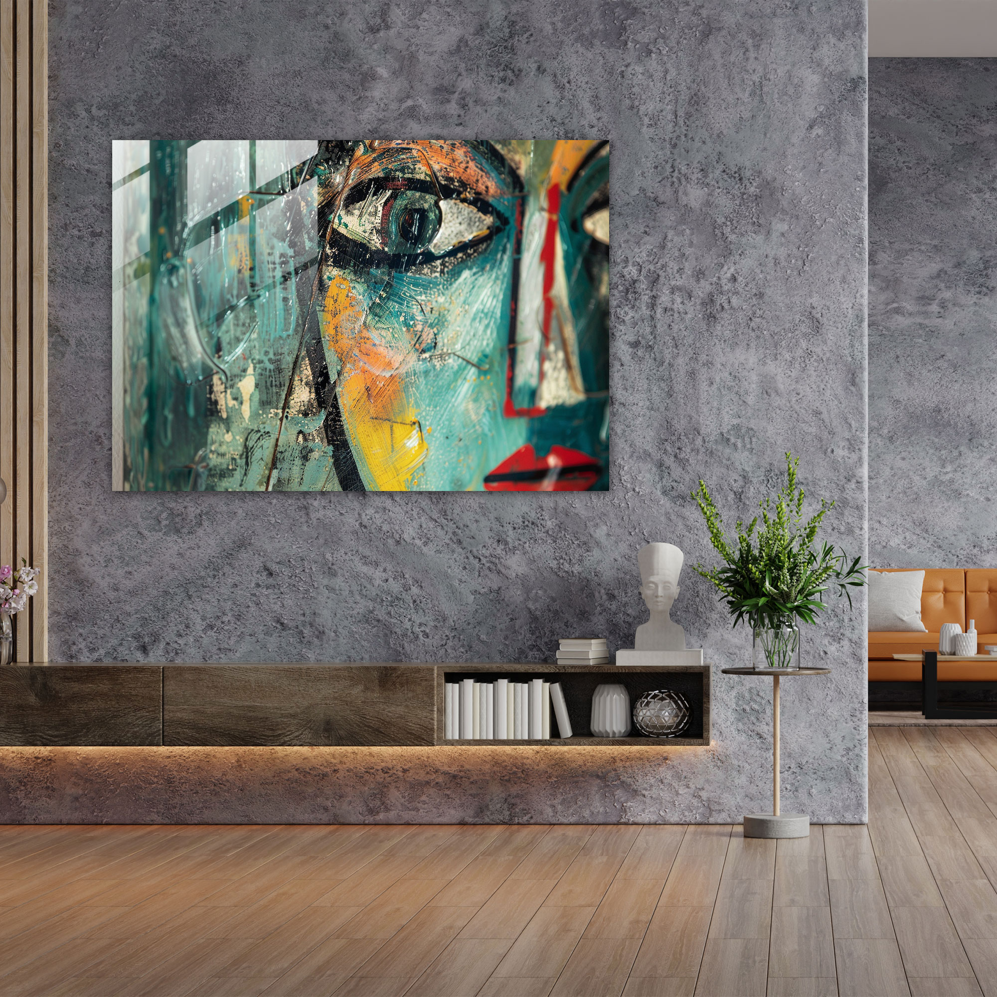 Pablo Picasso Glass Print Home Decoration - Pablo Picasso, Glass Print, Home Decoration, Modern Art