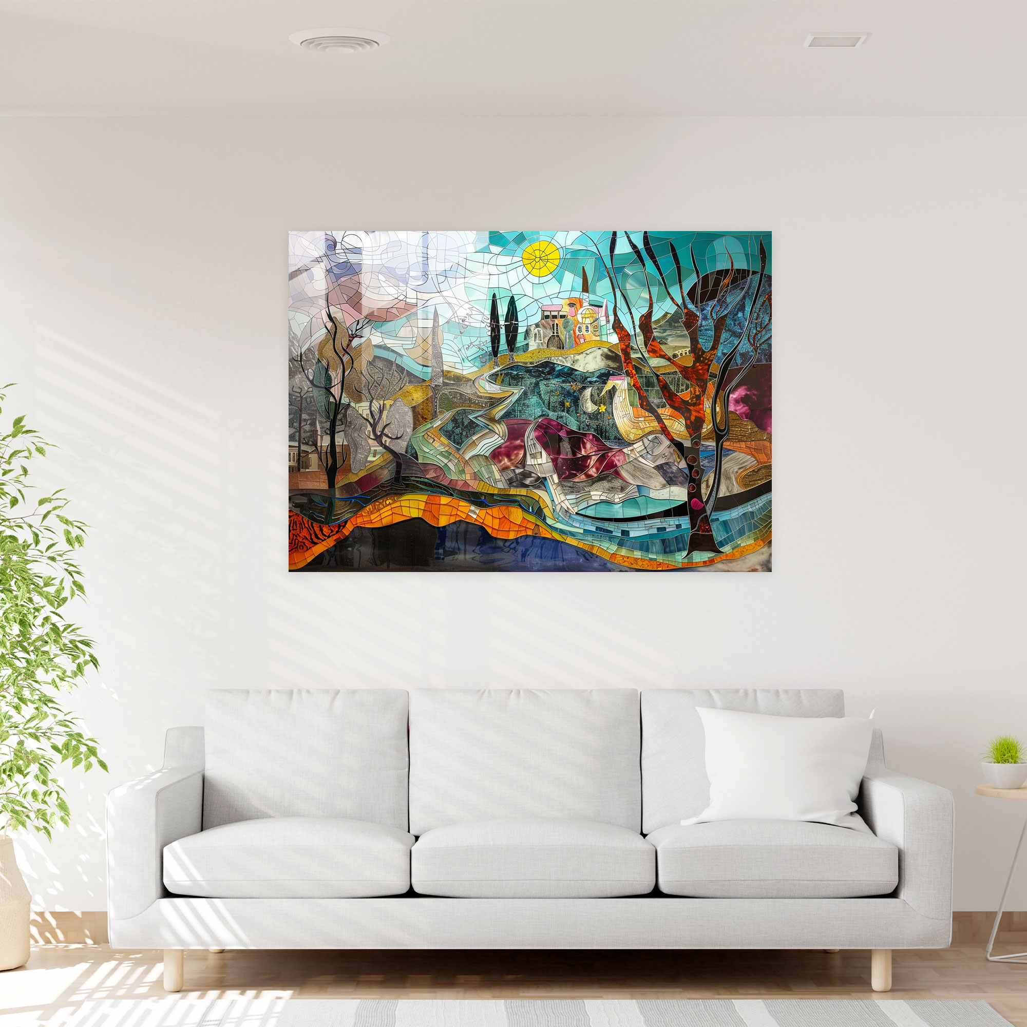 Pablo Picasso Glass Wall Art Wall Decoration - Pablo Picasso, Pablo Picasso, Wall Decoration, Glass Wall Art