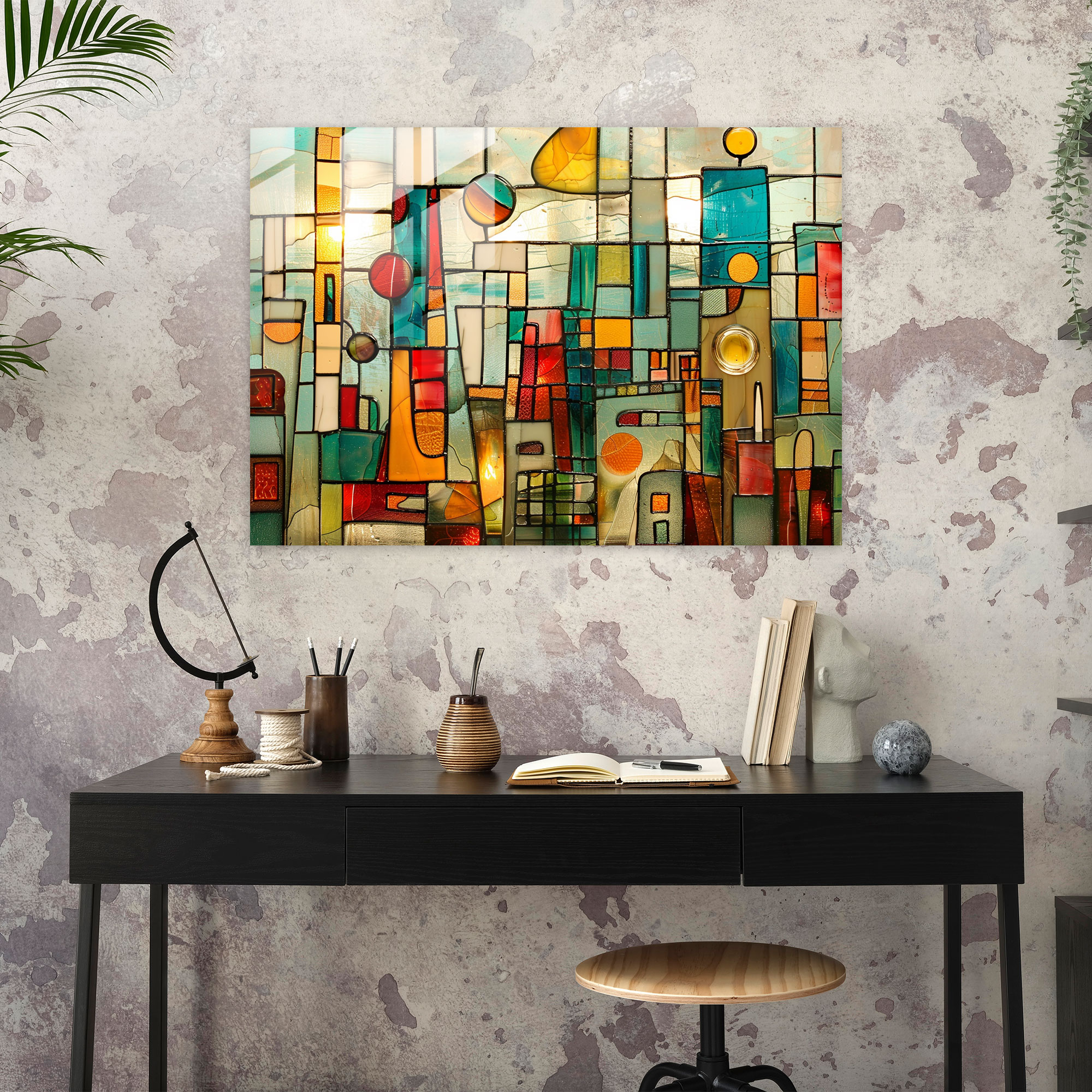 Pablo Picasso Glass Wall Art Wall Decoration - Pablo Picasso, Pablo Picasso, Modern Art, Cityscape
