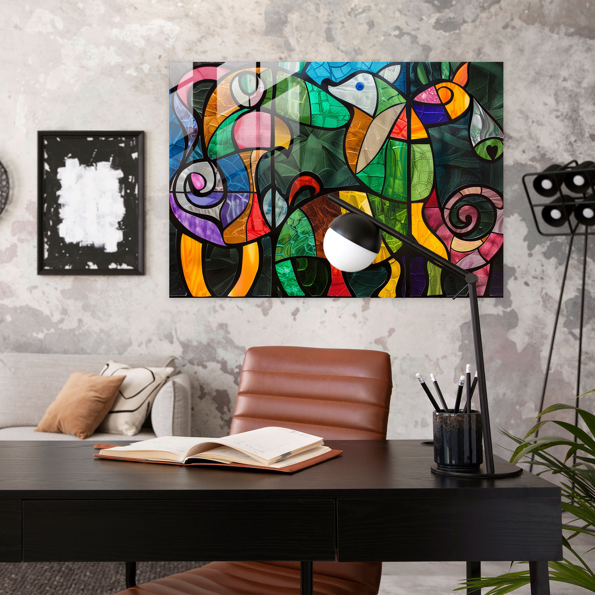 Pablo Picasso Glass Print Home Decoration - Pablo Picasso, Home Decoration, Glass Print, Modern Art