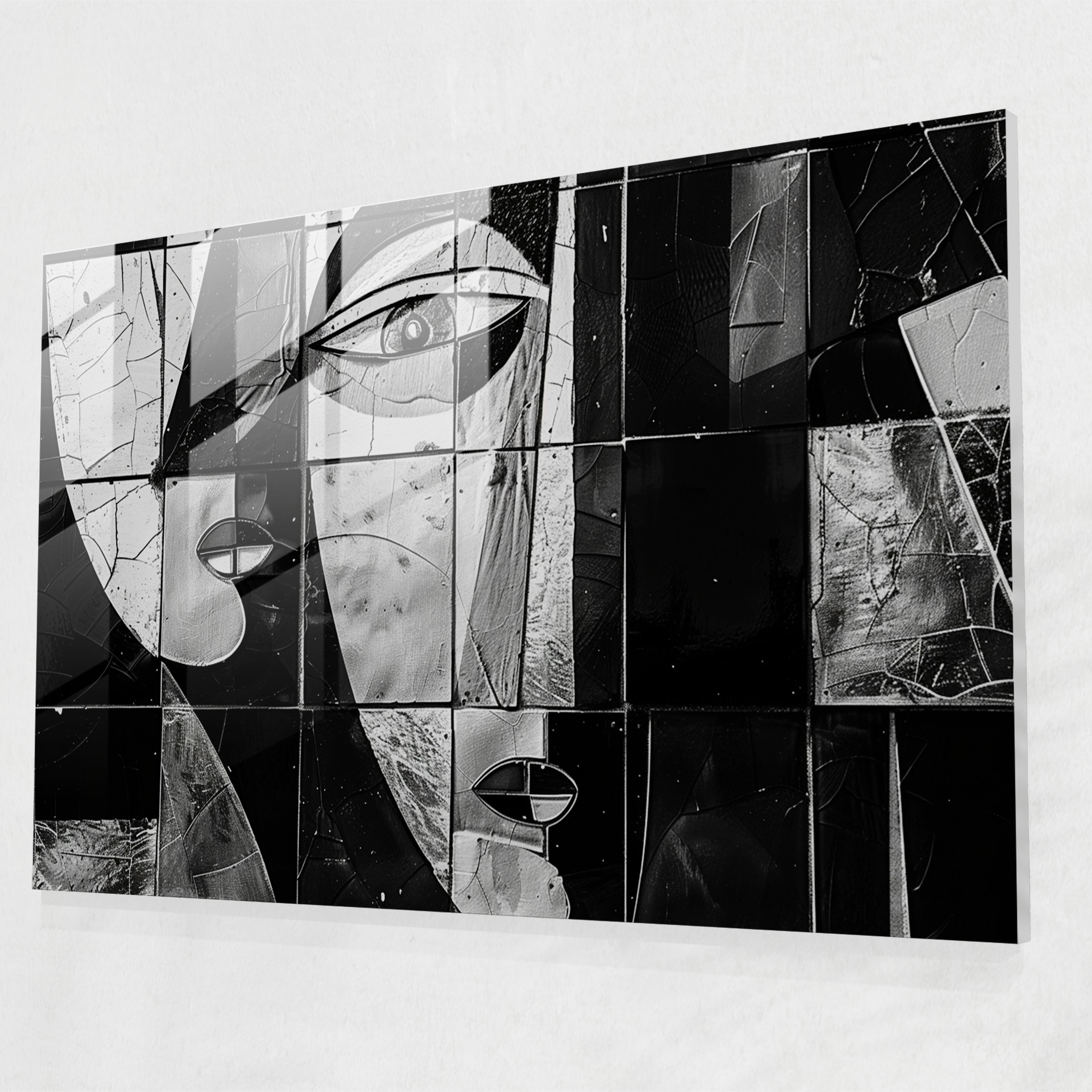 Pablo Picasso Glass Wall Art Wall Decoration - Pablo Picasso, Pablo Picasso, Black And White, Wall Decoration