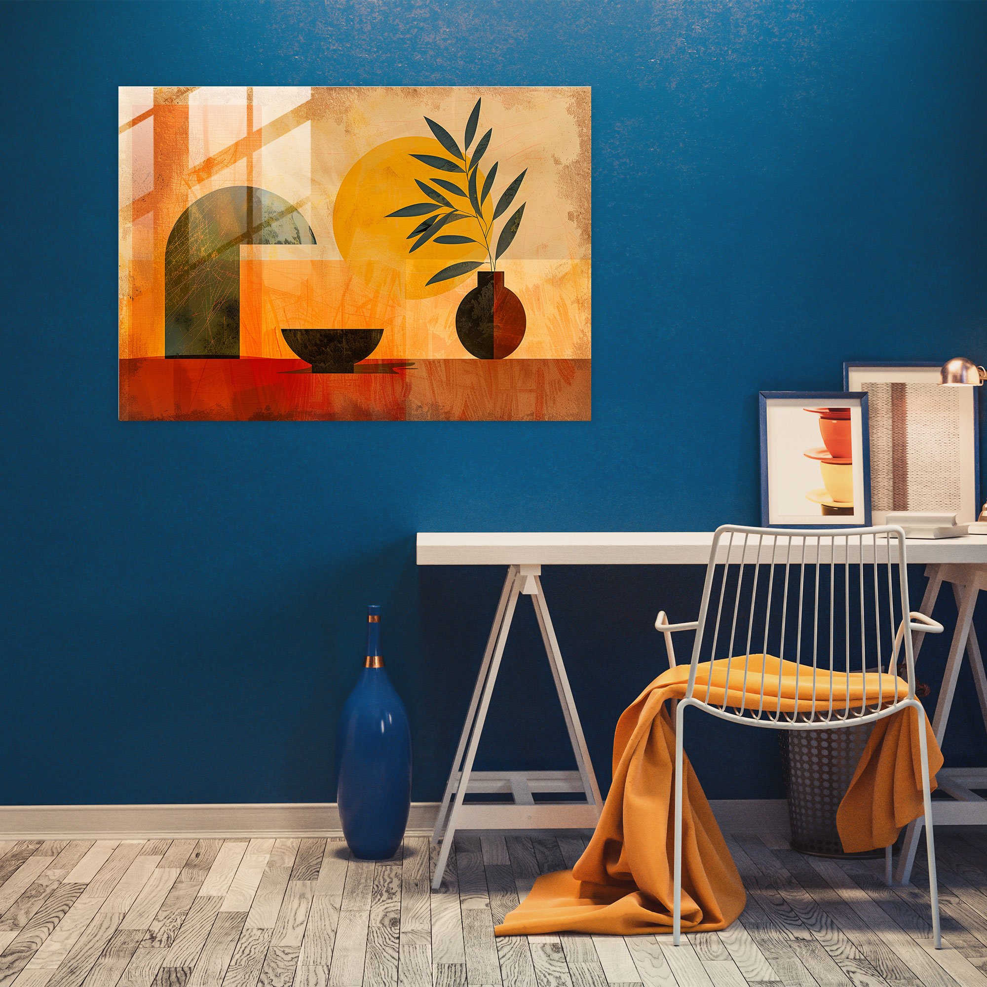 Pablo Picasso Wall Decoration - Abstract Still Life - Pablo Picasso, Wall Decoration, Pablo Picasso, Glass Art