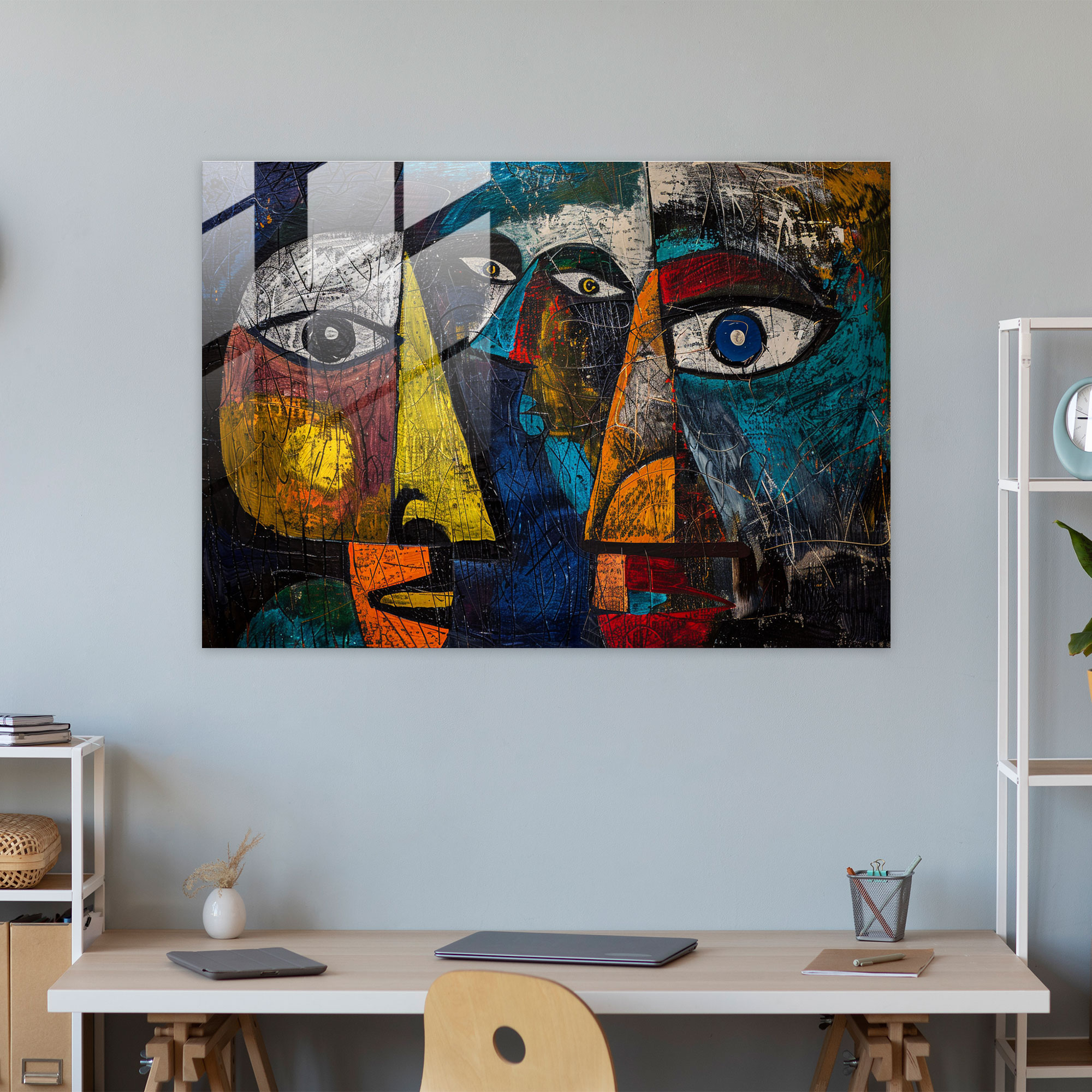 Pablo Picasso Home Decoration - Surreal Faces - Pablo Picasso, Pablo Picasso, Home Decoration, Surreal Art