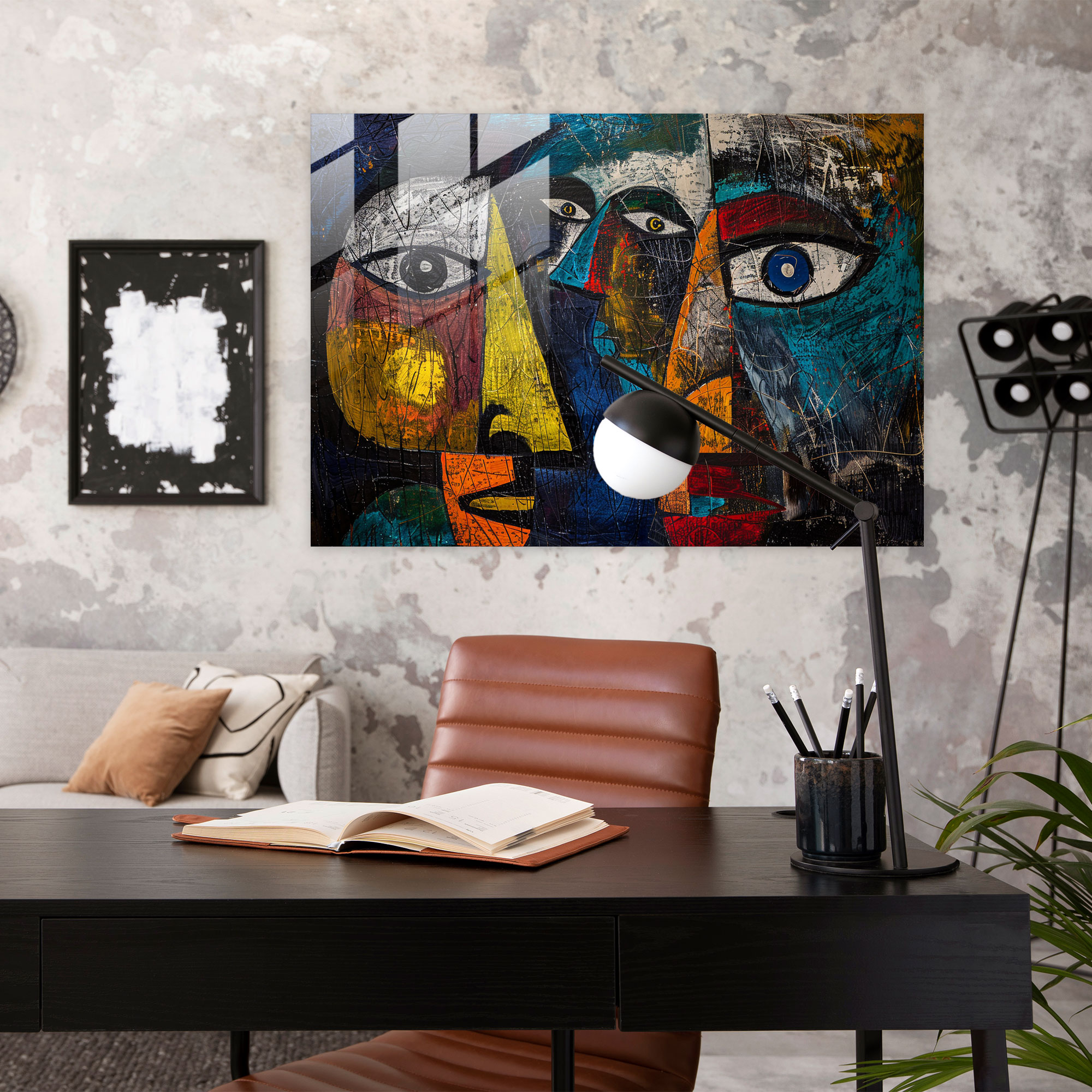 Pablo Picasso Home Decoration - Surreal Faces - Pablo Picasso, Pablo Picasso, Home Decoration, Surreal Art