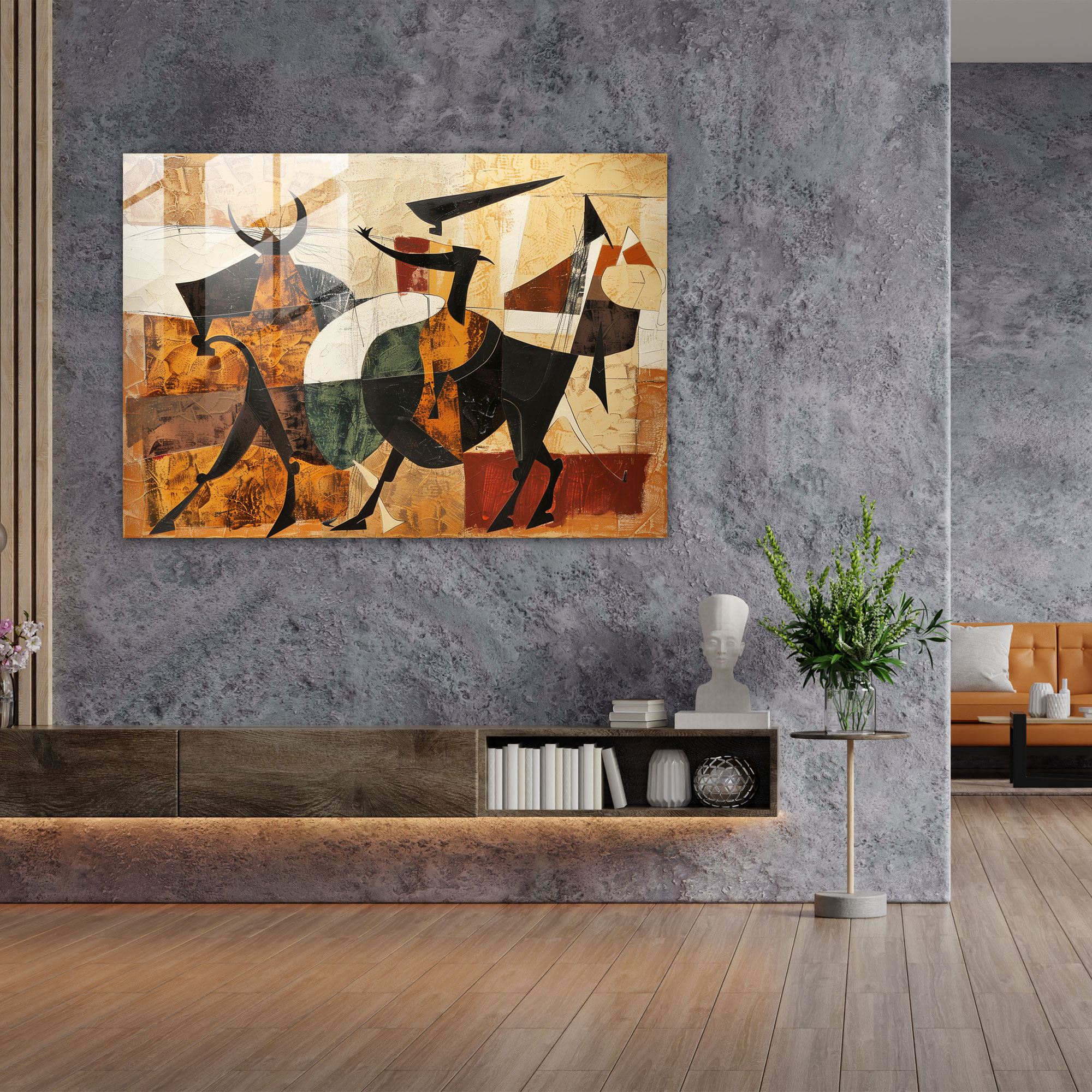 Pablo Picasso Modern Art - Bullfighting Scene - Pablo Picasso, Abstract Art, Bullfighting Scene, Modern Art