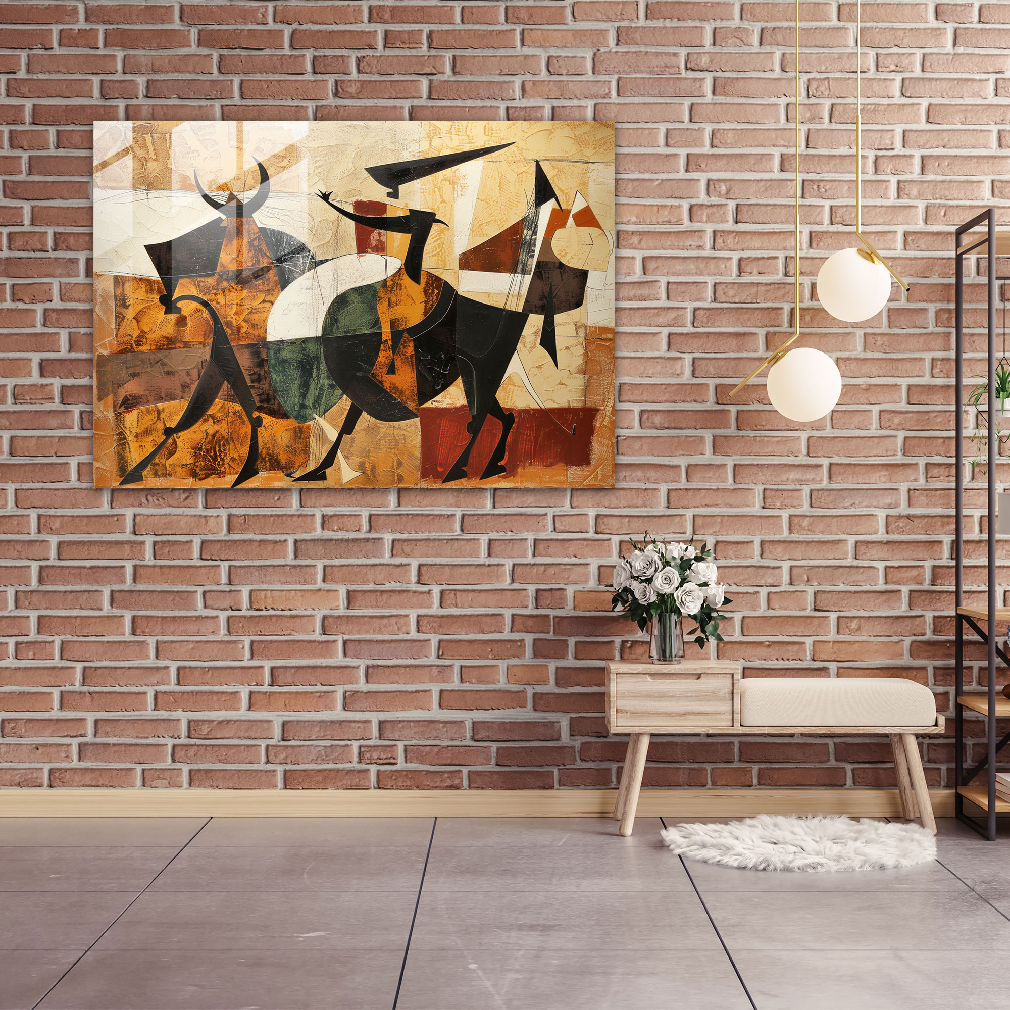 Pablo Picasso Modern Art - Bullfighting Scene - Pablo Picasso, Abstract Art, Bullfighting Scene, Modern Art