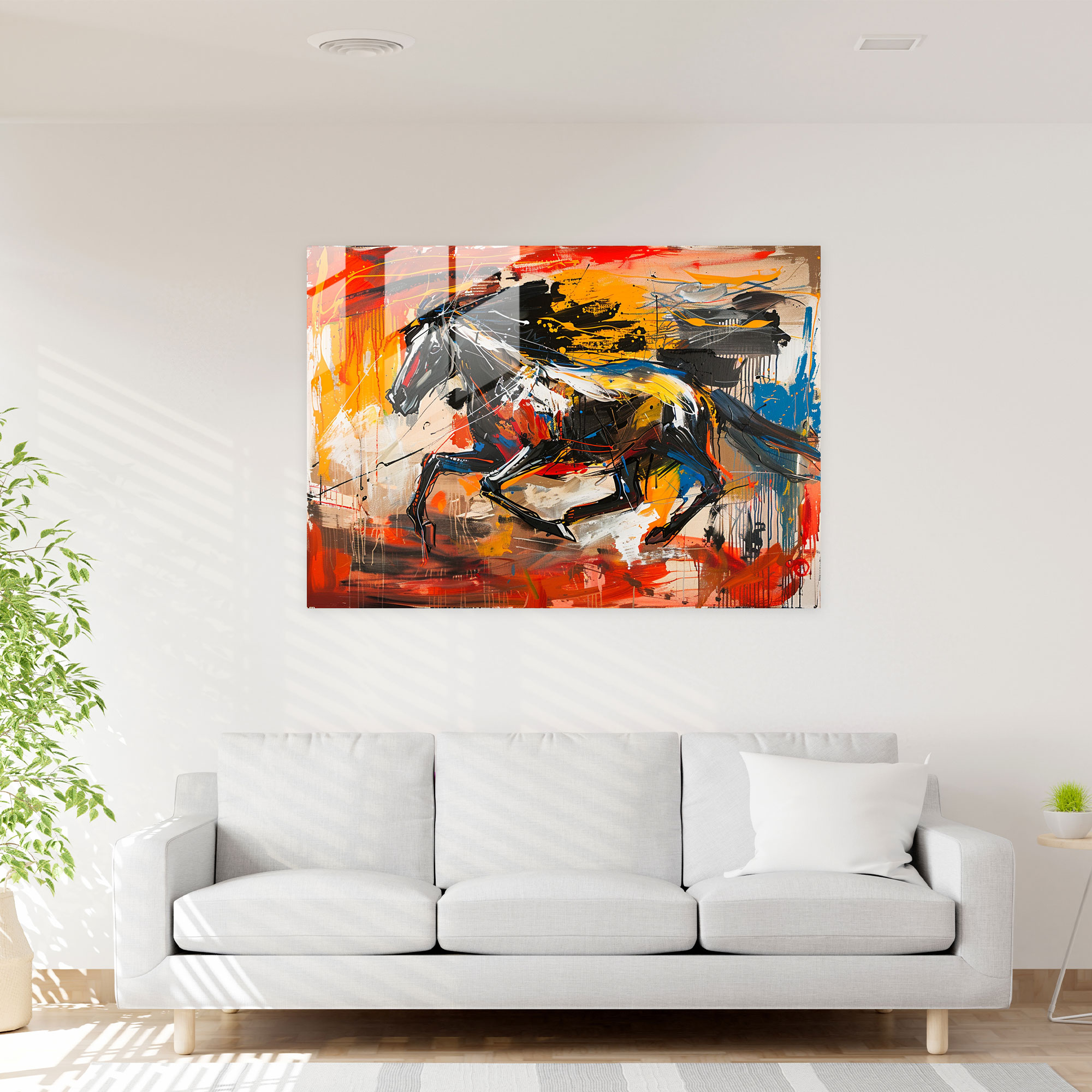 Pablo Picasso Home Decoration - Horse In Motion - Pablo Picasso, Home Decoration, Pablo Picasso, Horse In Motion