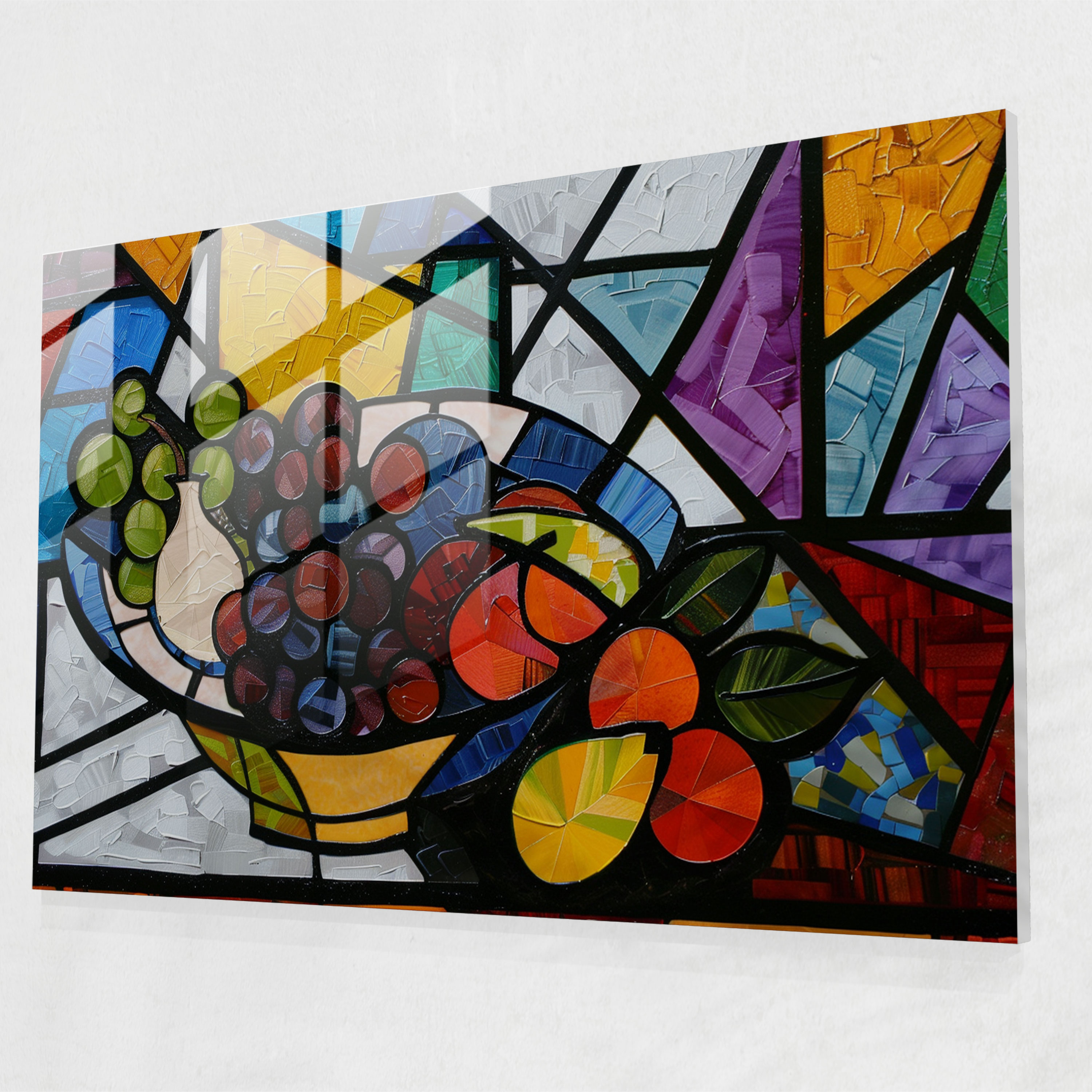 Pablo Picasso Home Decoration - Fruit Still Life - Pablo Picasso, Glass Print, Home Decoration, Wall Decoration