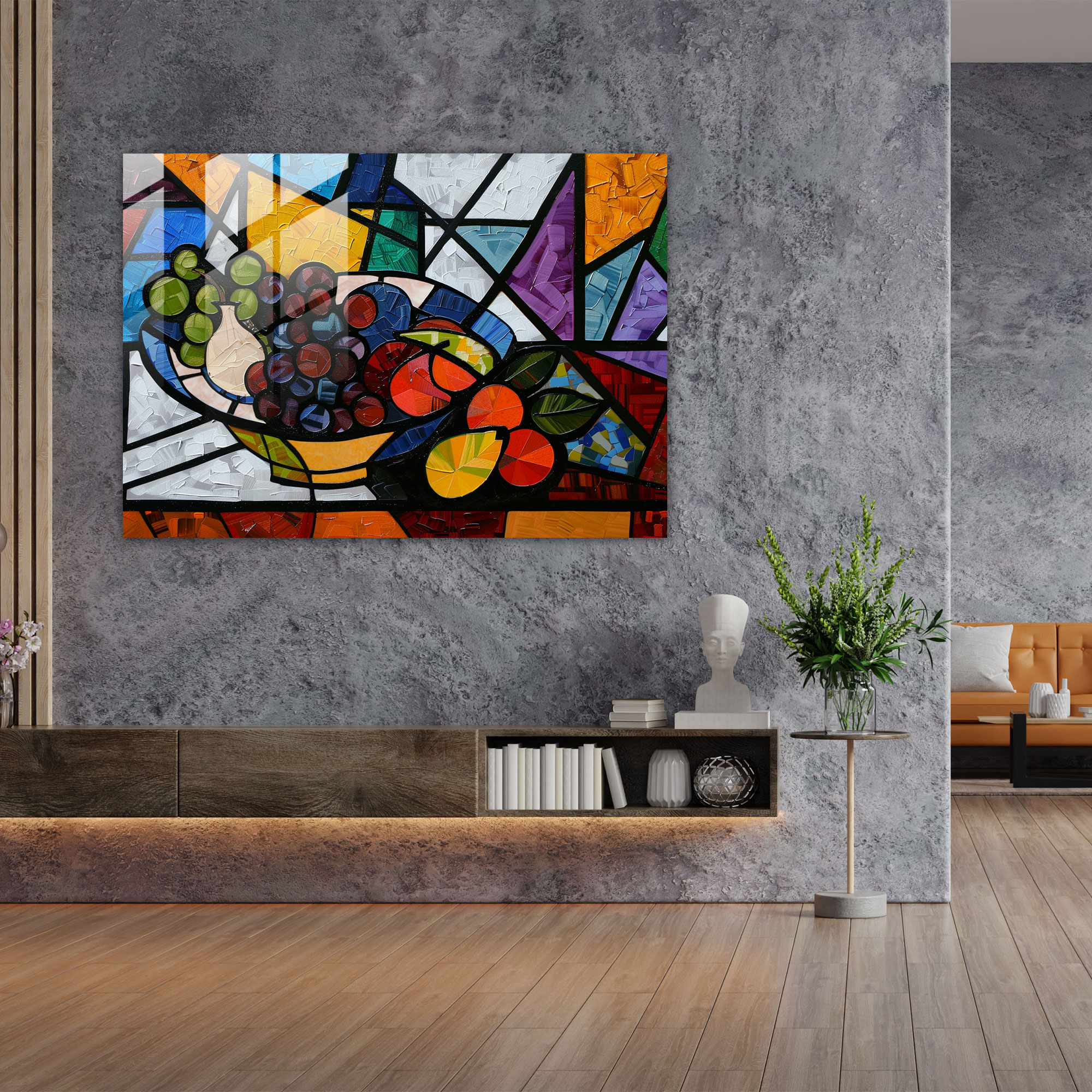 Pablo Picasso Home Decoration - Fruit Still Life - Pablo Picasso, Glass Print, Home Decoration, Wall Decoration