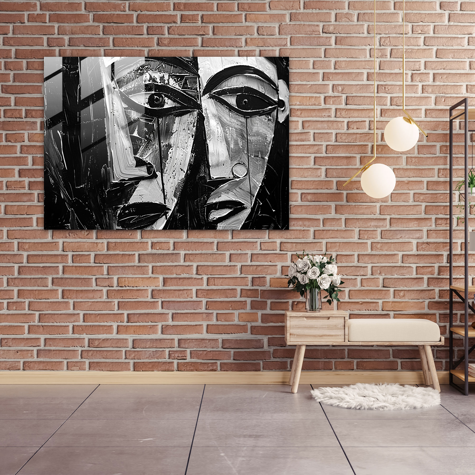 Pablo Picasso Wall Decoration - Abstract Faces - Pablo Picasso, Modern Art, Pablo Picasso, Glass Print