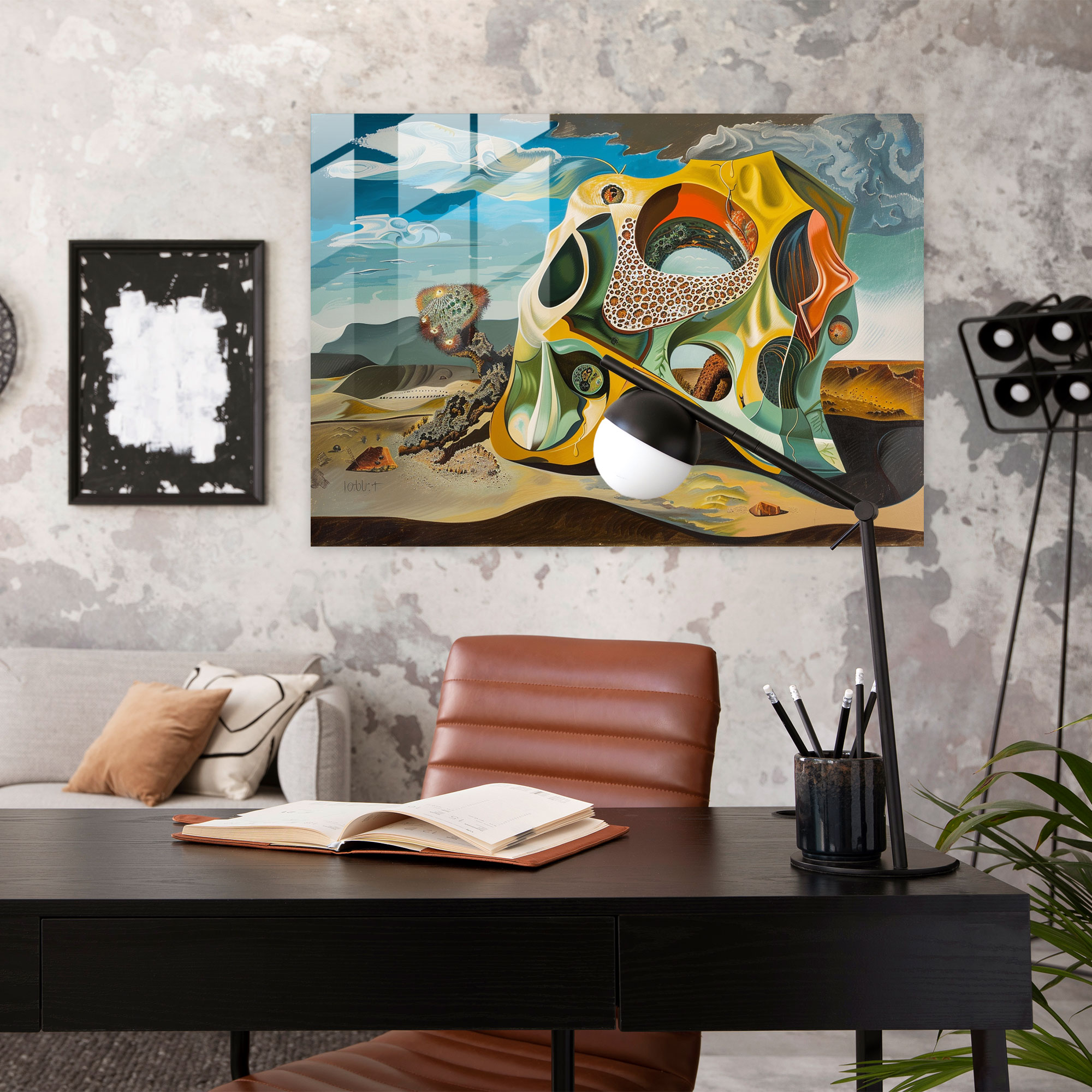 Pablo Picasso Glass Art - Surrealist Nature - Pablo Picasso, Glass Art, Home Decoration, Wall Decoration