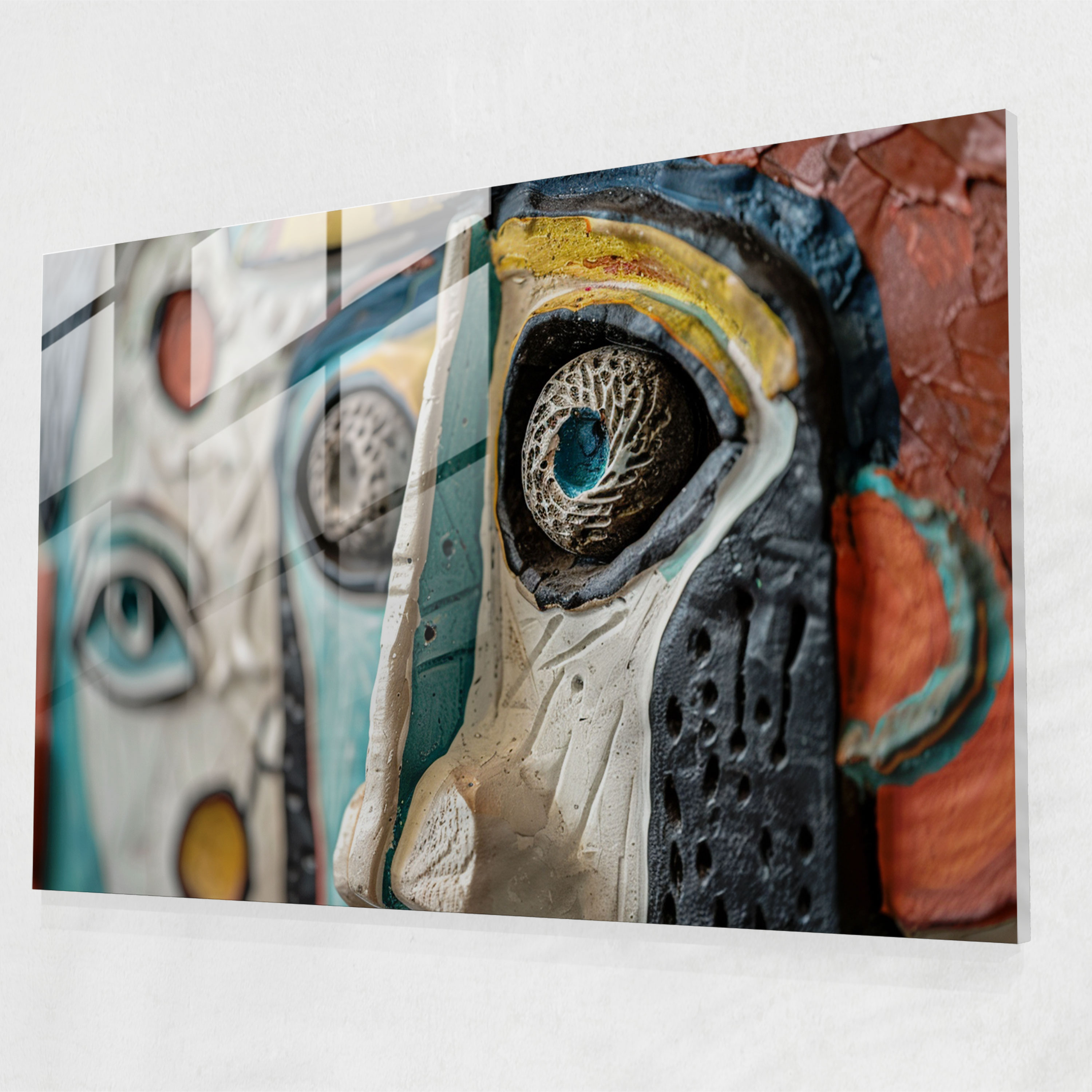 Pablo Picasso Home Decoration - Surreal Composition - Pablo Picasso, Modern Art, Home Decoration, Glass Art
