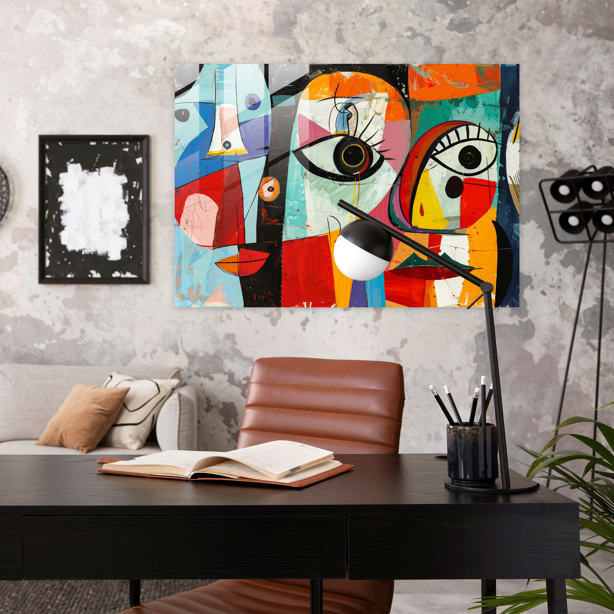 Pablo Picasso Glass Wall Art - Playful Shapes - Pablo Picasso, Design, Pablo Picasso, Playful