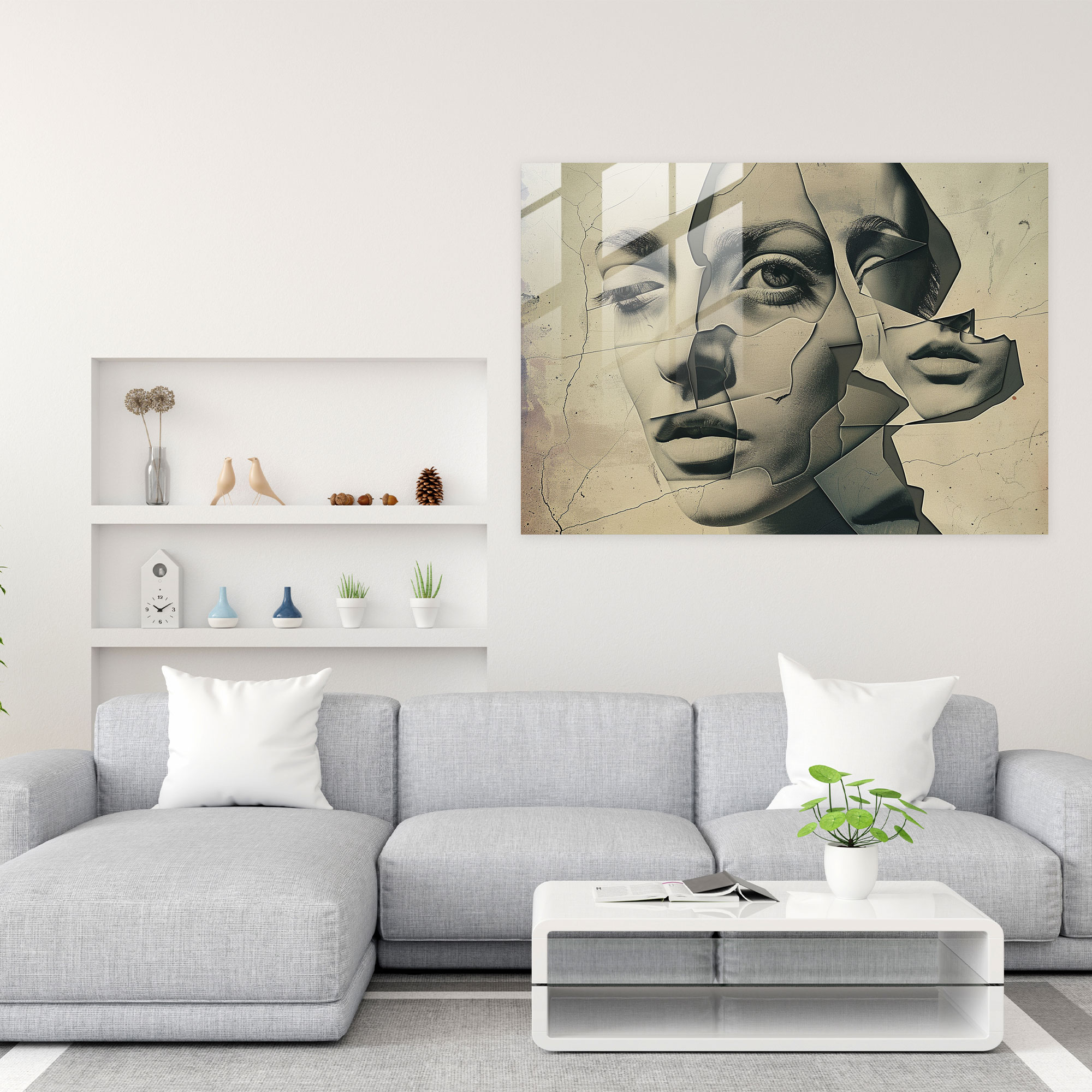 Pablo Picasso Home Decoration - Surrealist Portrait - Pablo Picasso, Surrealist, Pablo Picasso, Distorted