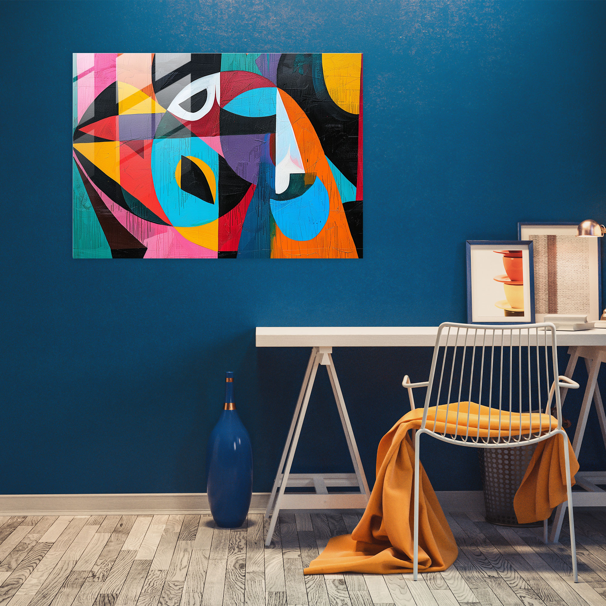 Pablo Picasso Glass Print - Pablo Picasso, Glass Print, Abstract Art, Modern Art