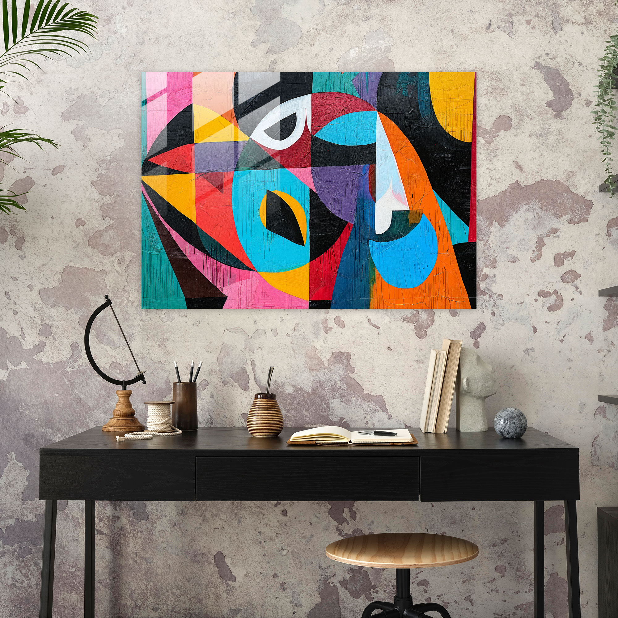 Pablo Picasso Glass Print - Pablo Picasso, Glass Print, Abstract Art, Modern Art