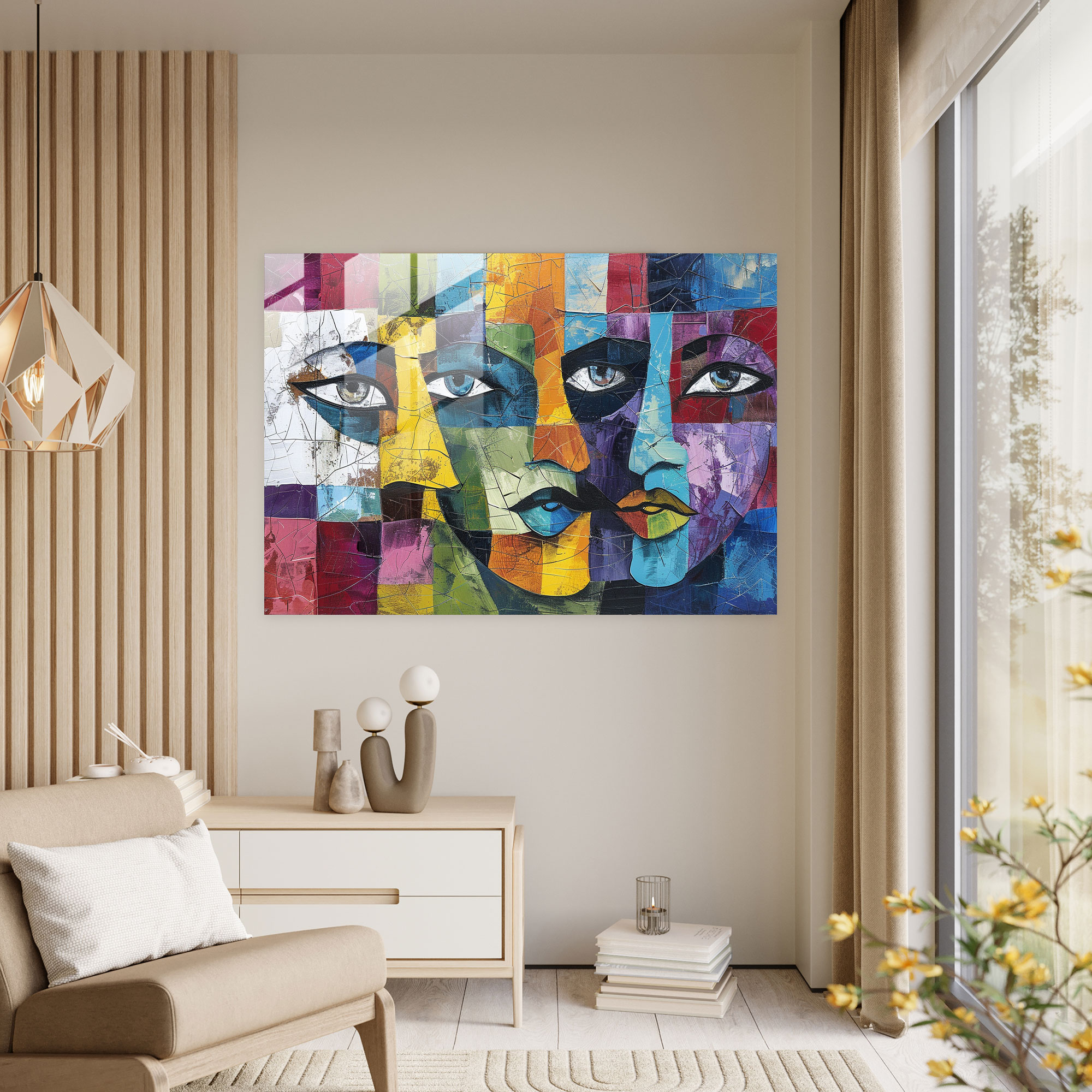 Pablo Picasso Abstract Glass Wall Decoration - Pablo Picasso, Wall Decoration, Pablo Picasso, Abstract Art