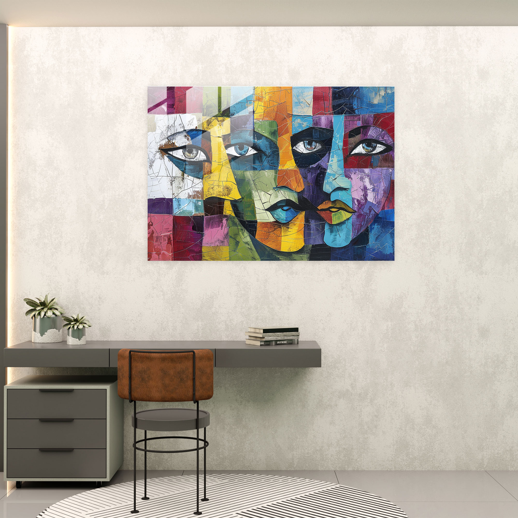 Pablo Picasso Abstract Glass Wall Decoration - Pablo Picasso, Wall Decoration, Pablo Picasso, Abstract Art