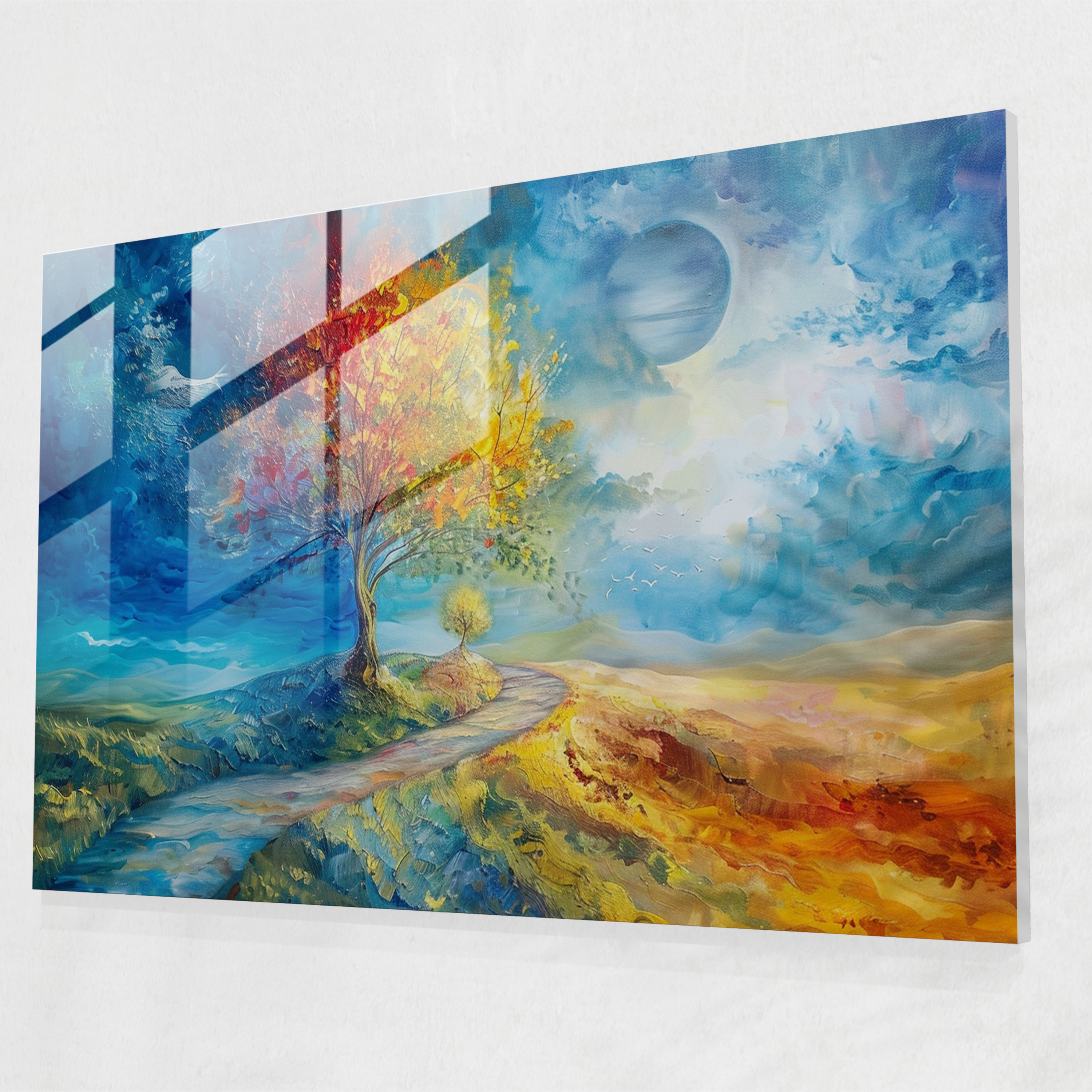 Pablo Picasso Dreamy Landscape Wall Decoration - Pablo Picasso, Pablo Picasso, Dreamlike Colors, Surrealistic