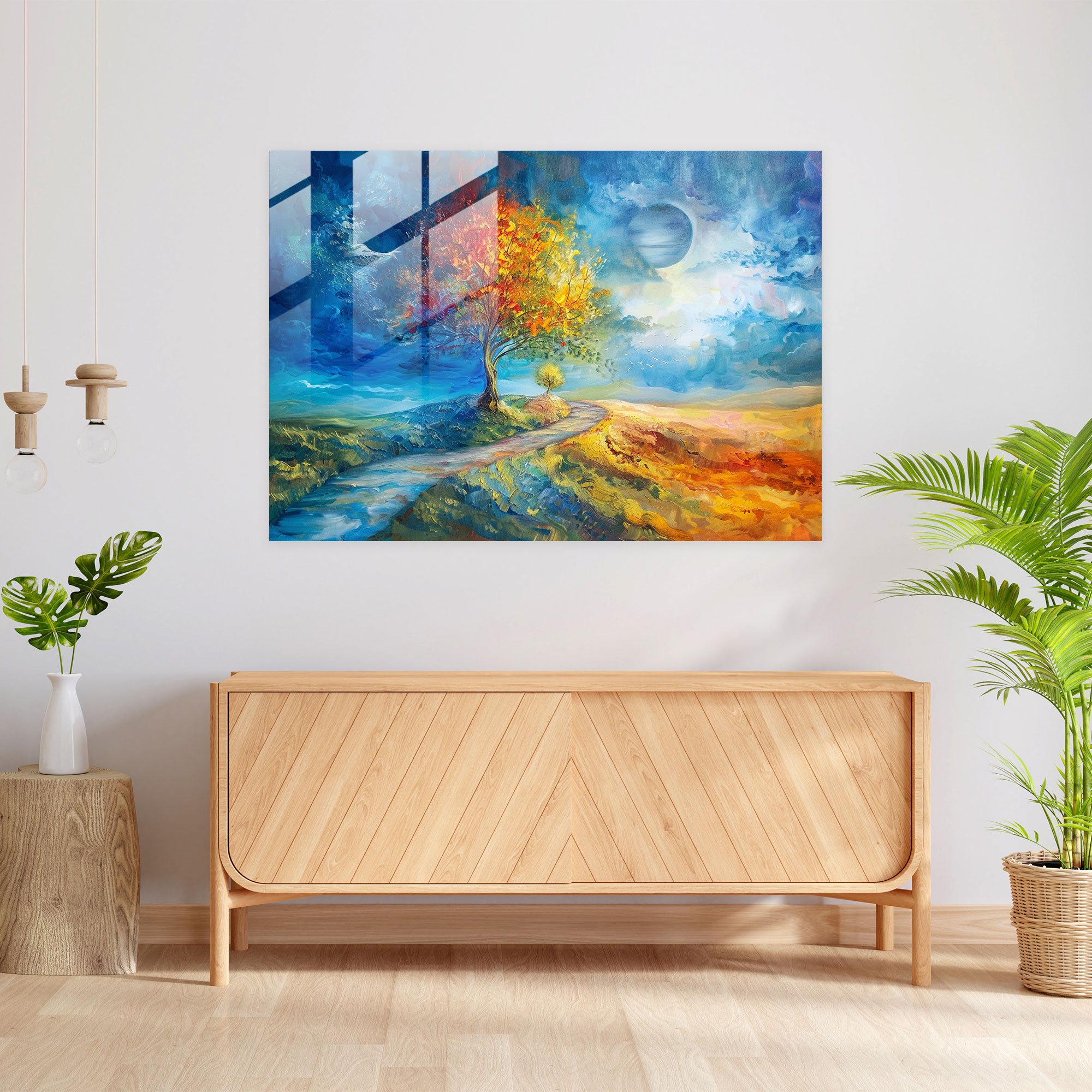 Pablo Picasso Dreamy Landscape Wall Decoration - Pablo Picasso, Pablo Picasso, Dreamlike Colors, Surrealistic