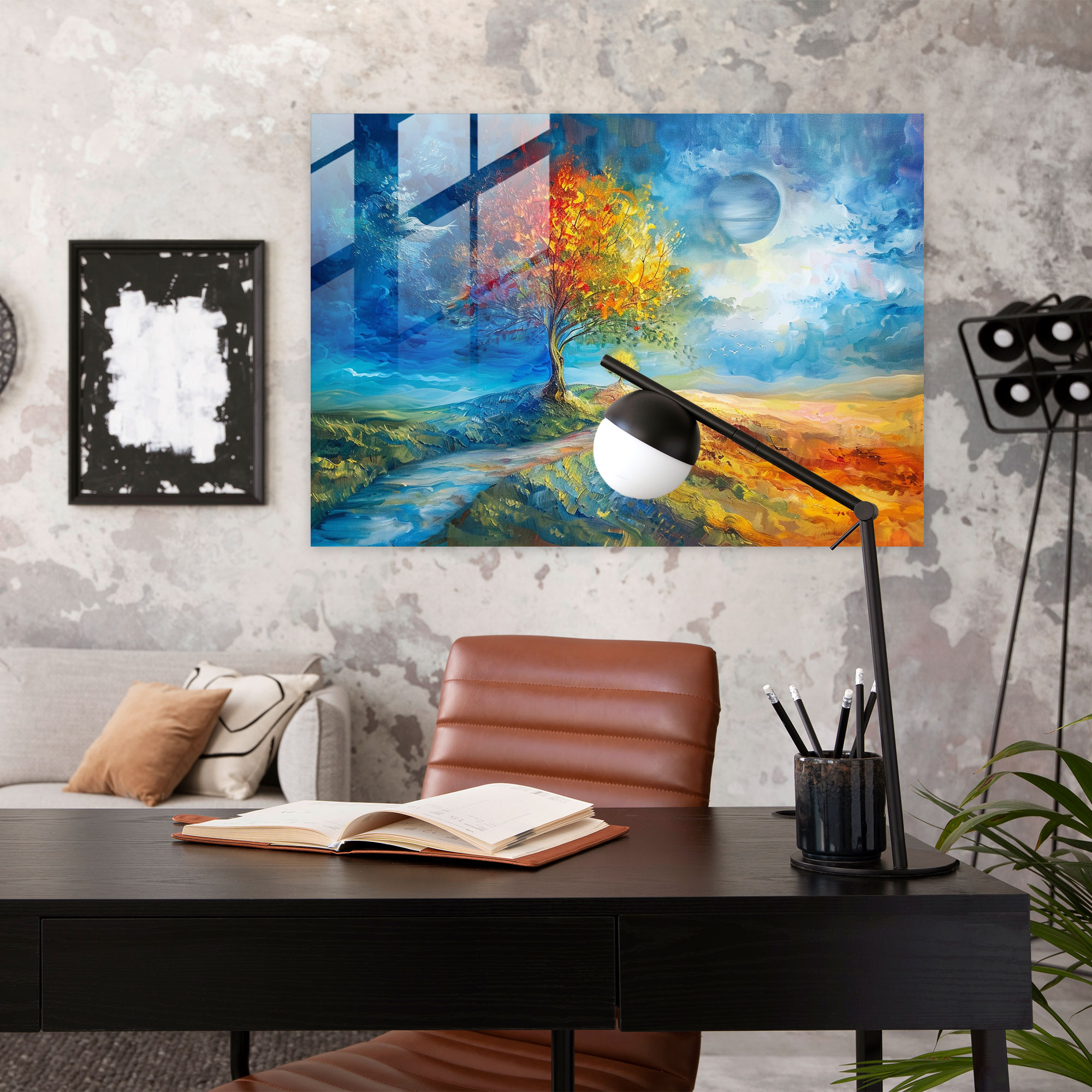 Pablo Picasso Dreamy Landscape Wall Decoration - Pablo Picasso, Pablo Picasso, Dreamlike Colors, Surrealistic