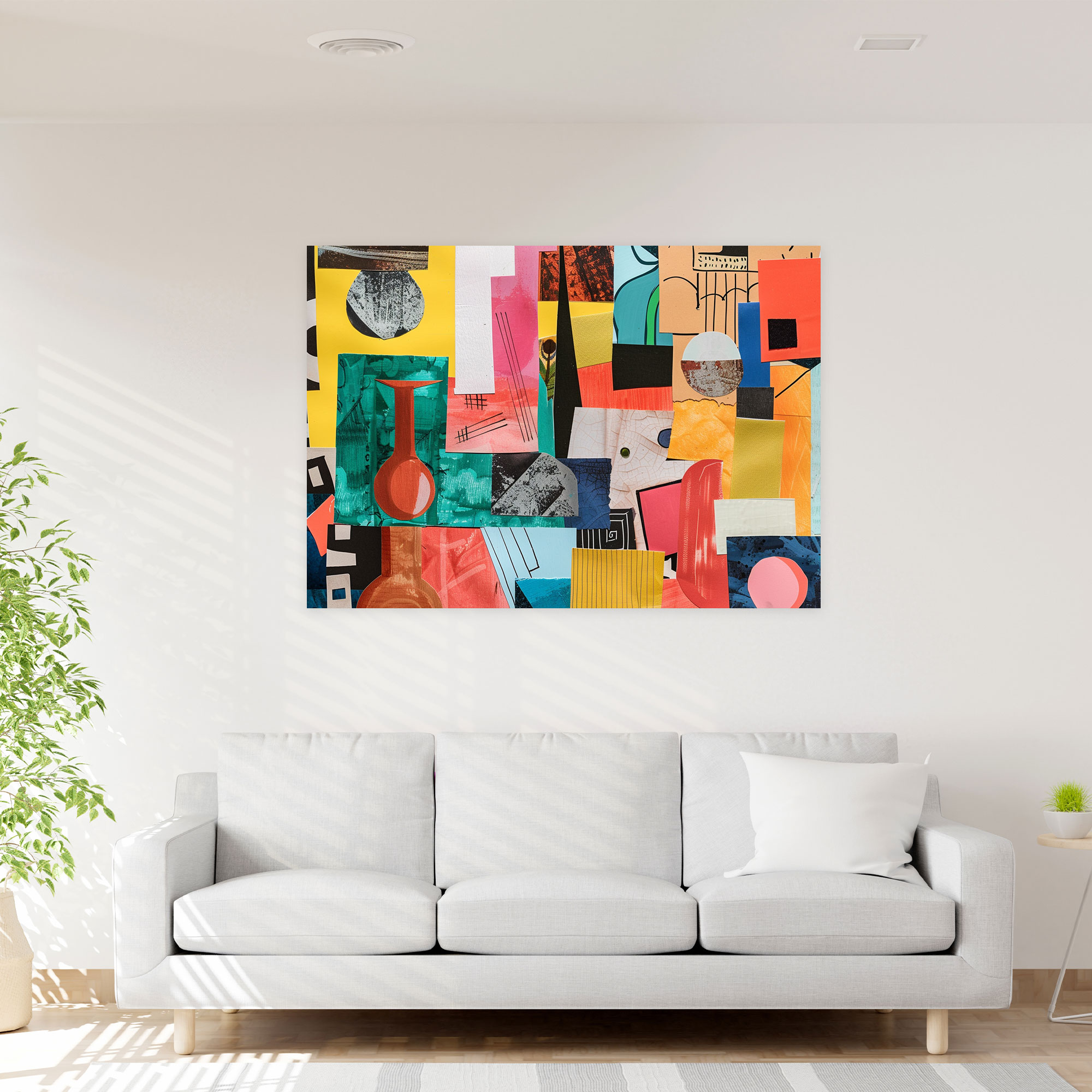 Pablo Picasso Canvas Print - Pablo Picasso, Wall Art, Bold Colors, Home Decoration
