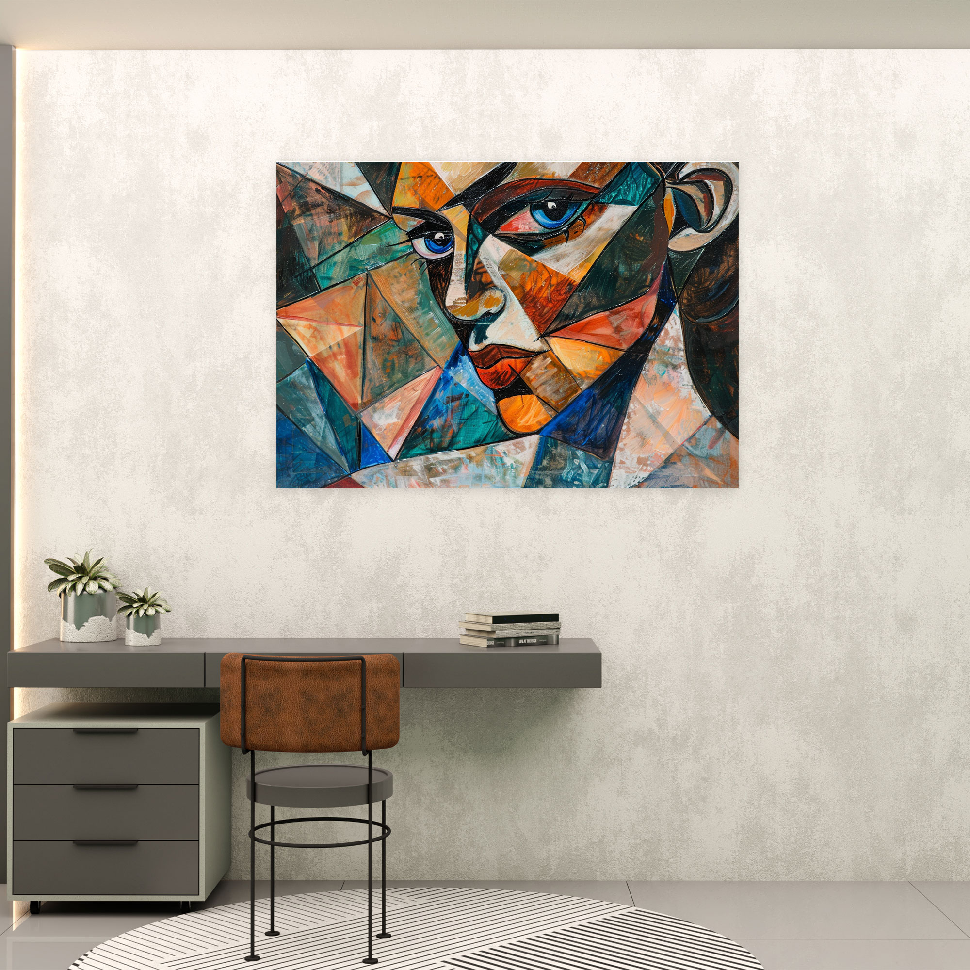 Pablo Picasso Style Wall Art - Pablo Picasso, Home Decoration, Portrait, Wall Art