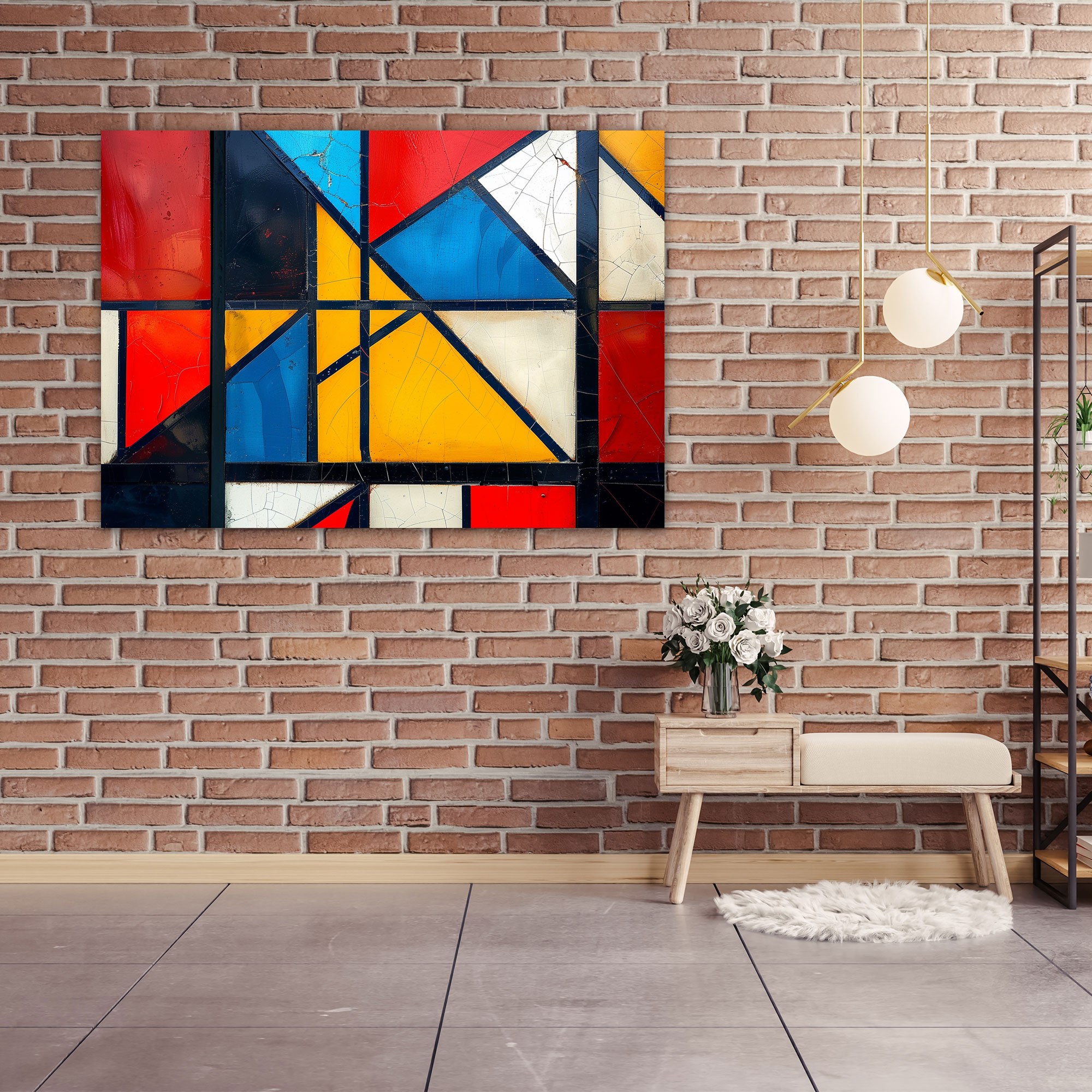 Pablo Picasso Style Canvas Print - Pablo Picasso, Pablo Picasso Style, Canvas Print, Bold Colors