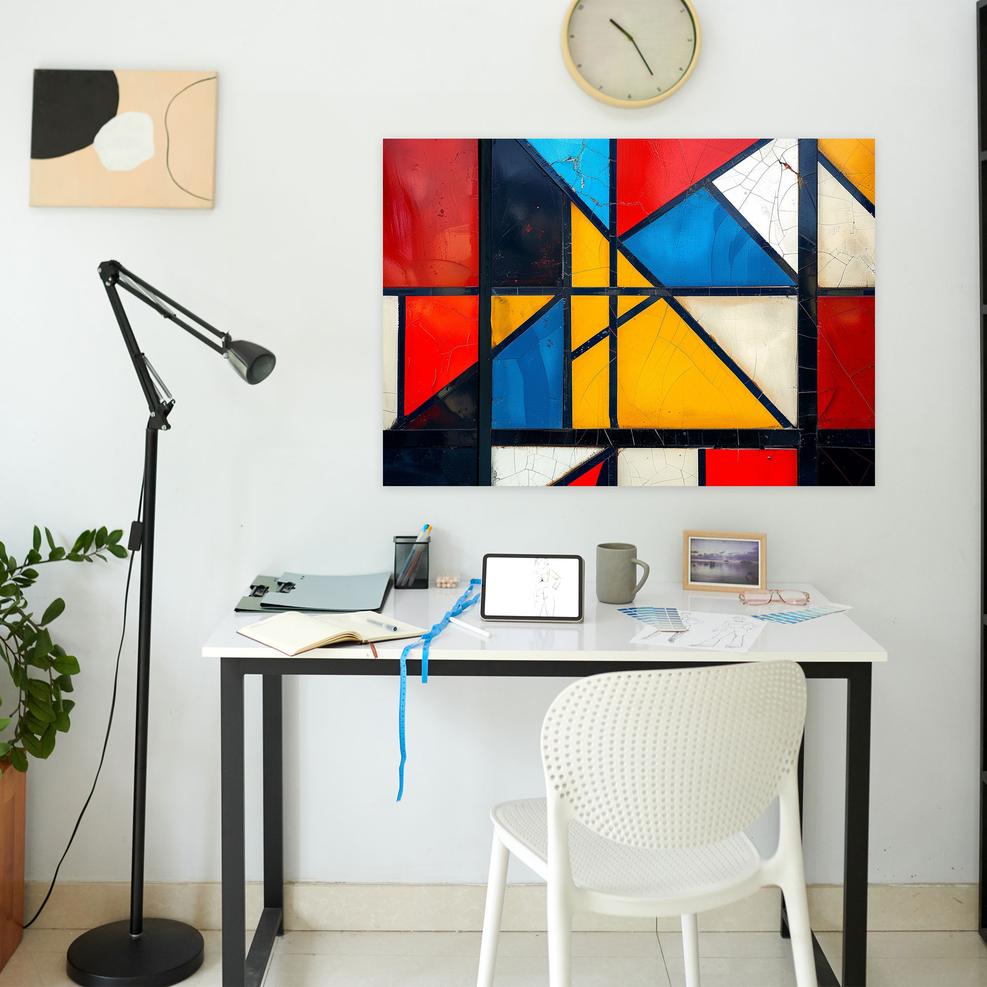Pablo Picasso Style Canvas Print - Pablo Picasso, Pablo Picasso Style, Canvas Print, Bold Colors