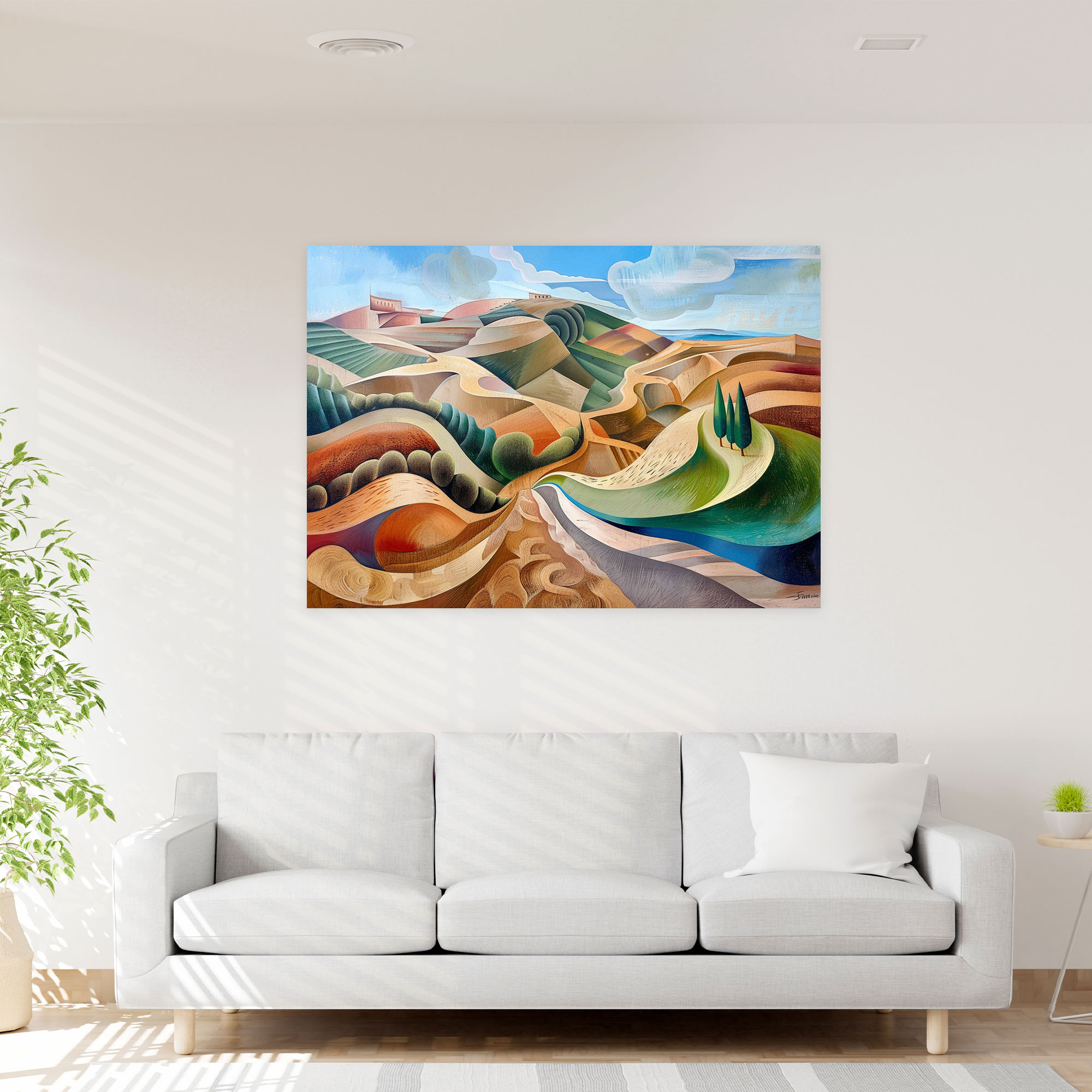 Pablo Picasso Style Wall Decoration - Pablo Picasso, Home Decoration, Landscape, Wall Decoration